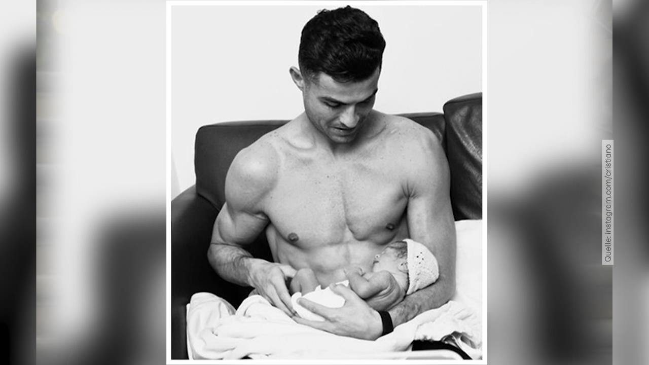 Cristiano Ronaldo teilt Liebeserklärung an Töchterchen Zwillingsbruder starb bei der Geburt