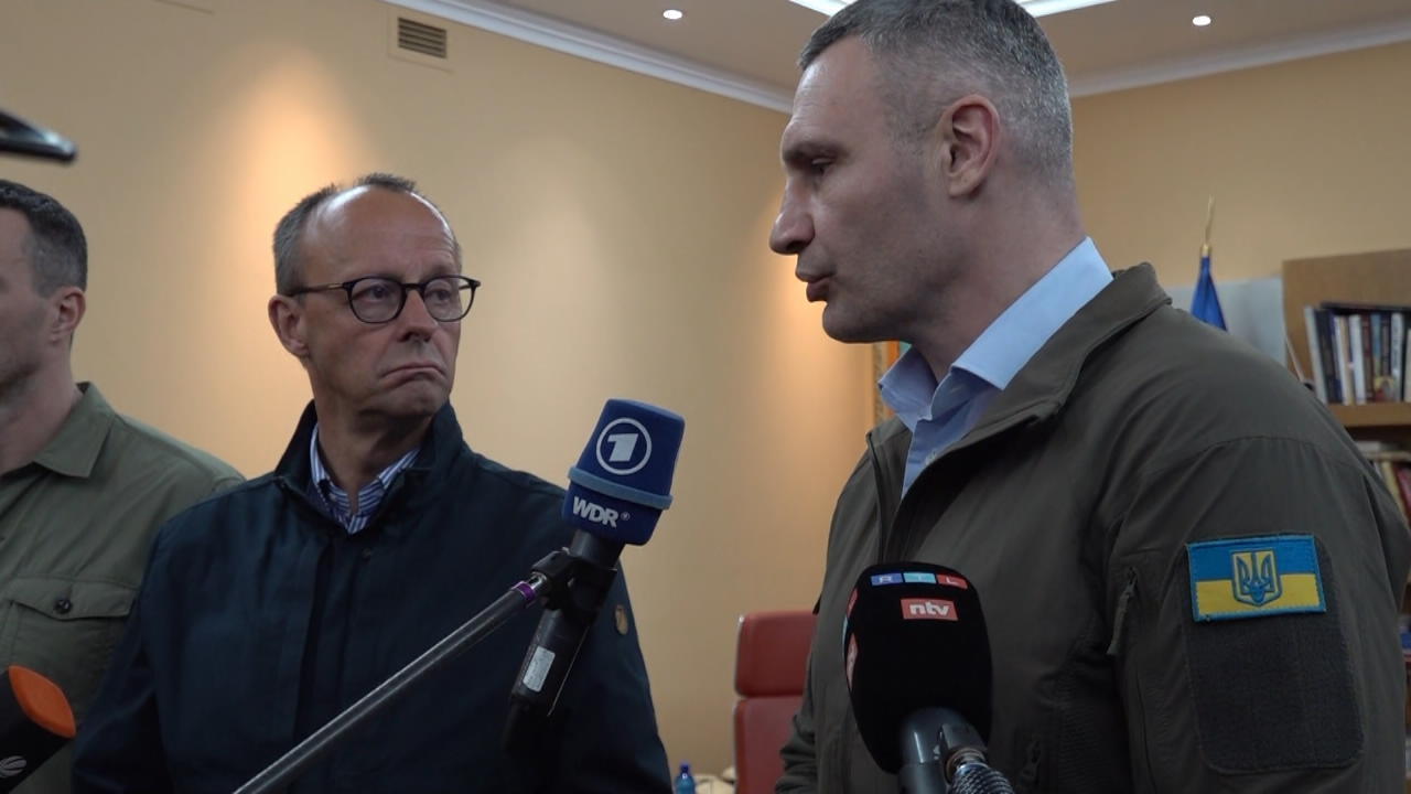 Merz trifft Klitschko-Brüder in Kiew „Vielen Dank für ihren Besuch!"