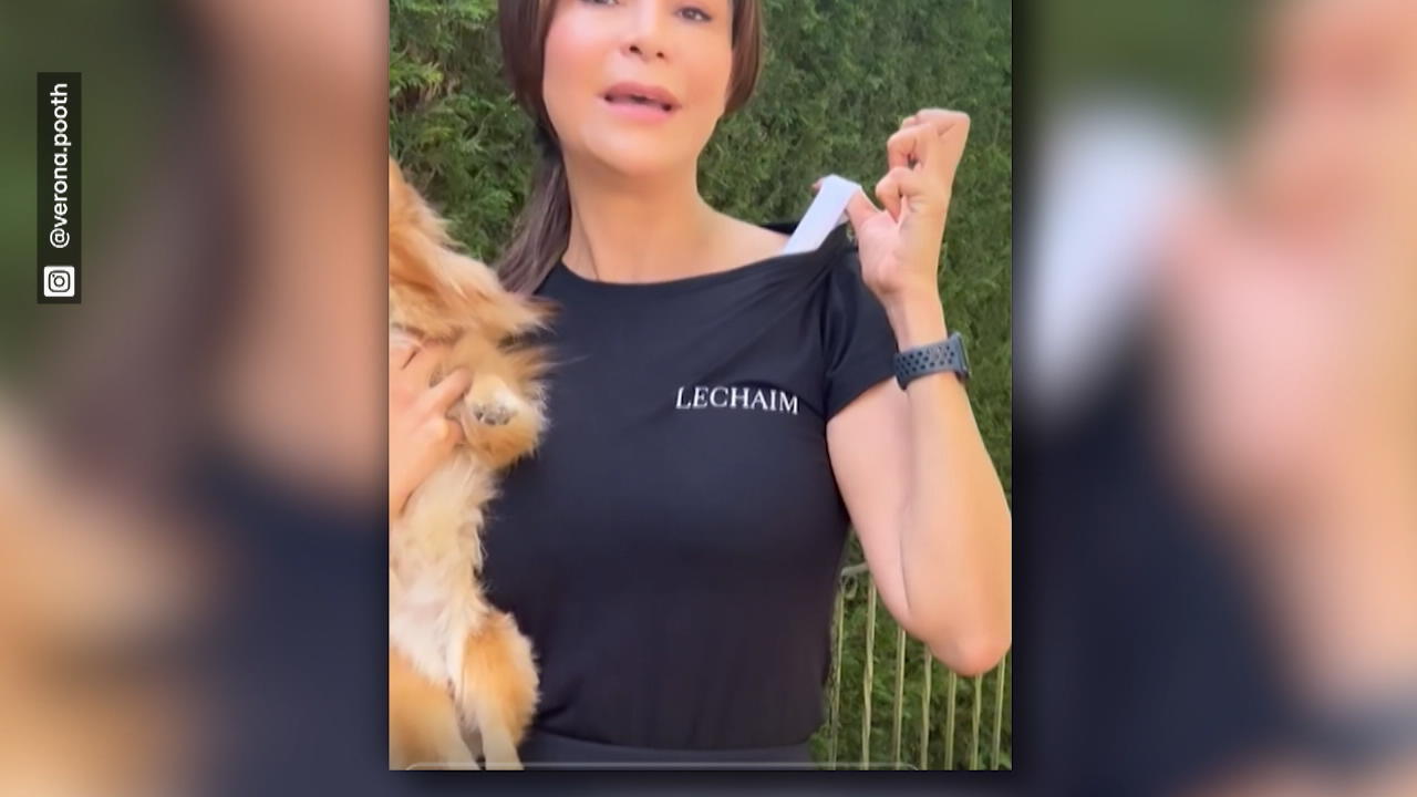 Verona Pooth bittet um Unterwäschehilfe Model sportlich unterwegs