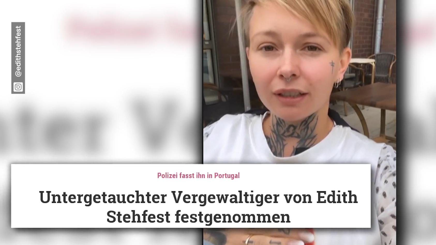 Edith Stehfests Vergewaltiger verhaftet Er war auf der Flucht