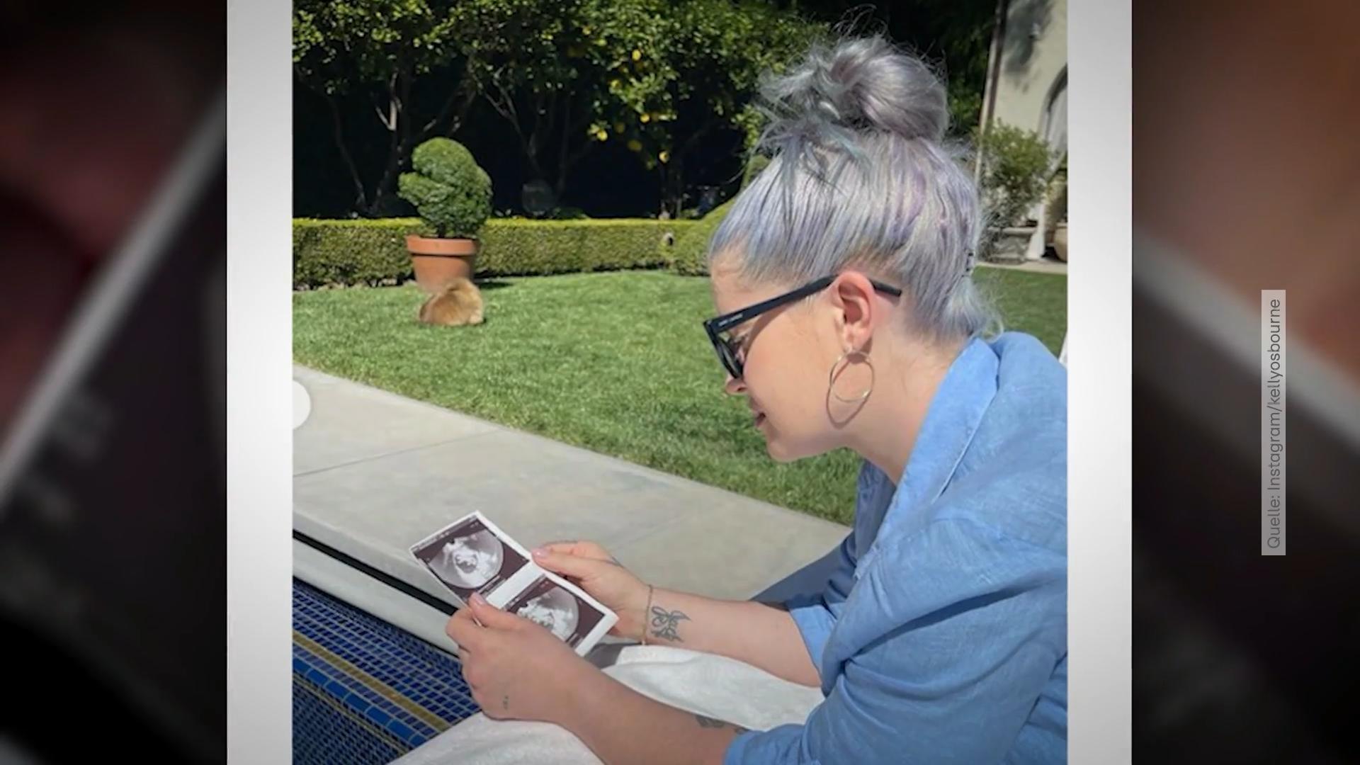 Kelly Osbourne ist schwanger Ultraschall-Bild