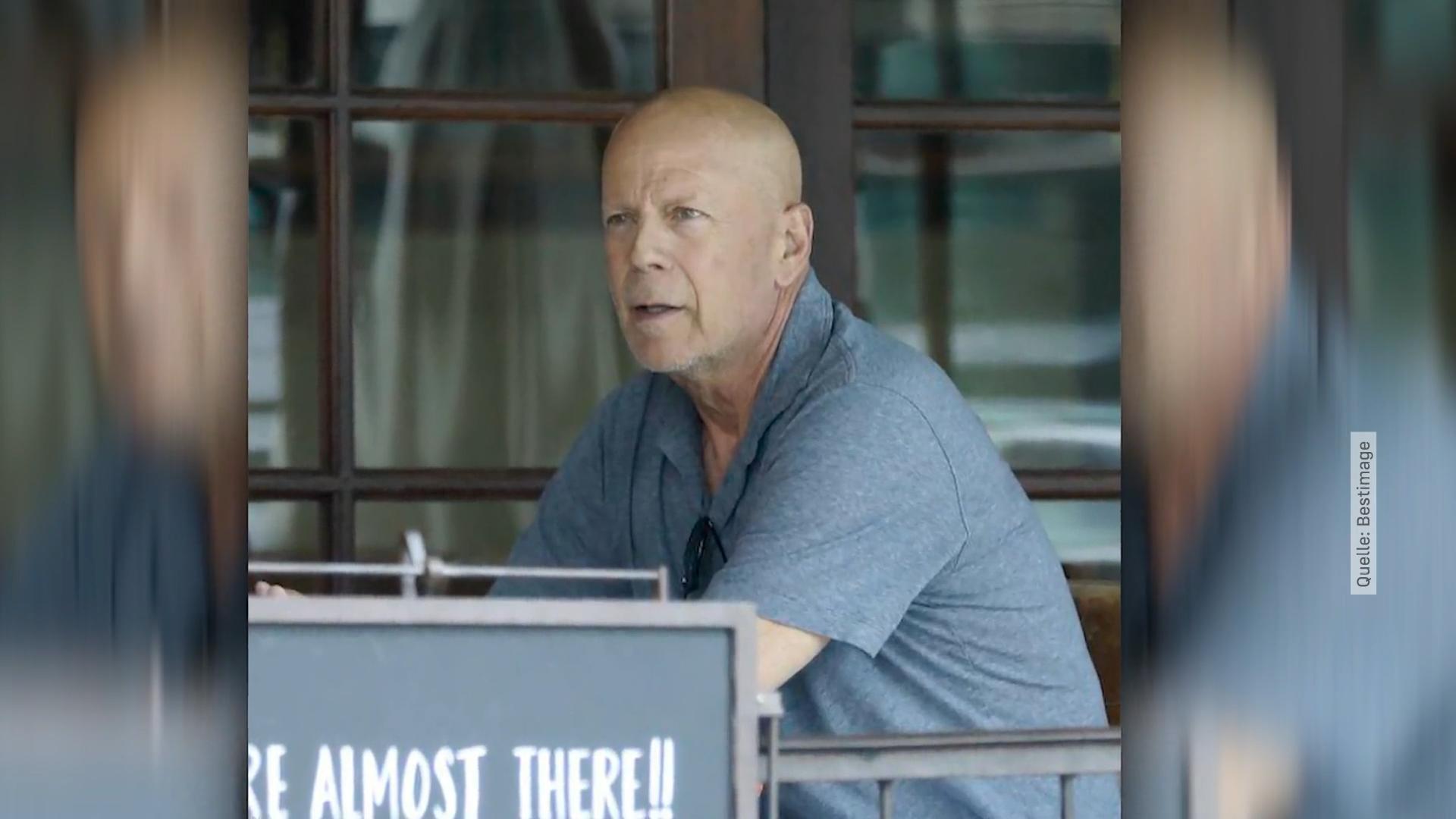 Bruce Willis zeigt sich wieder in der Öffentlichkeit Nach Aphasie-Diagnose