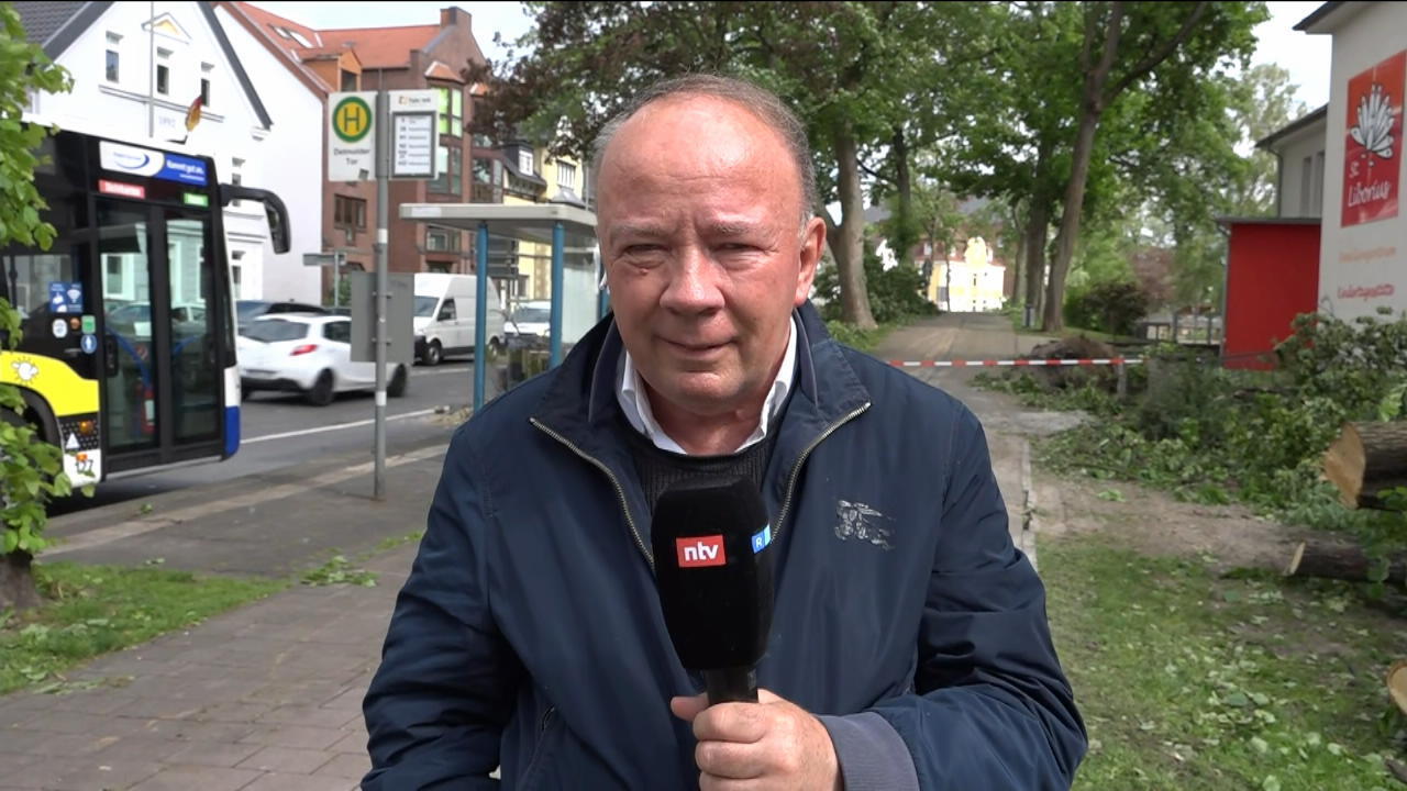 RTL-Reporter berichtet aus Paderborn Schwere Schäden nach Tornado