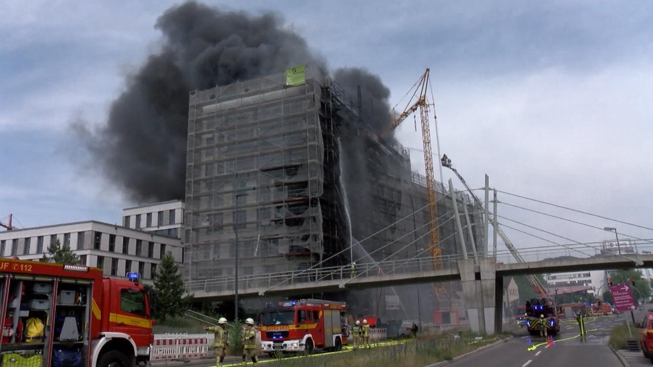 Auslöser für Großbrand in Heidelberg gefunden Achtlos weggeworfene Zigarette