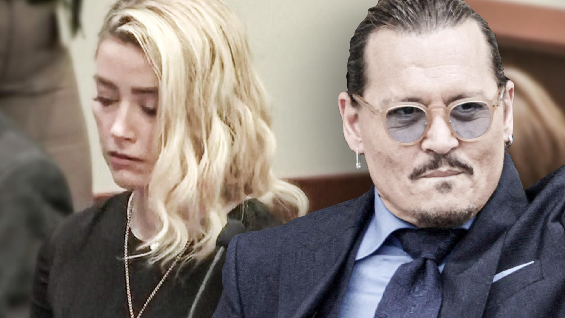 Amber Heard bei Urteilsspruch wie versteinert Johnny Depp gewinnt vor Gericht