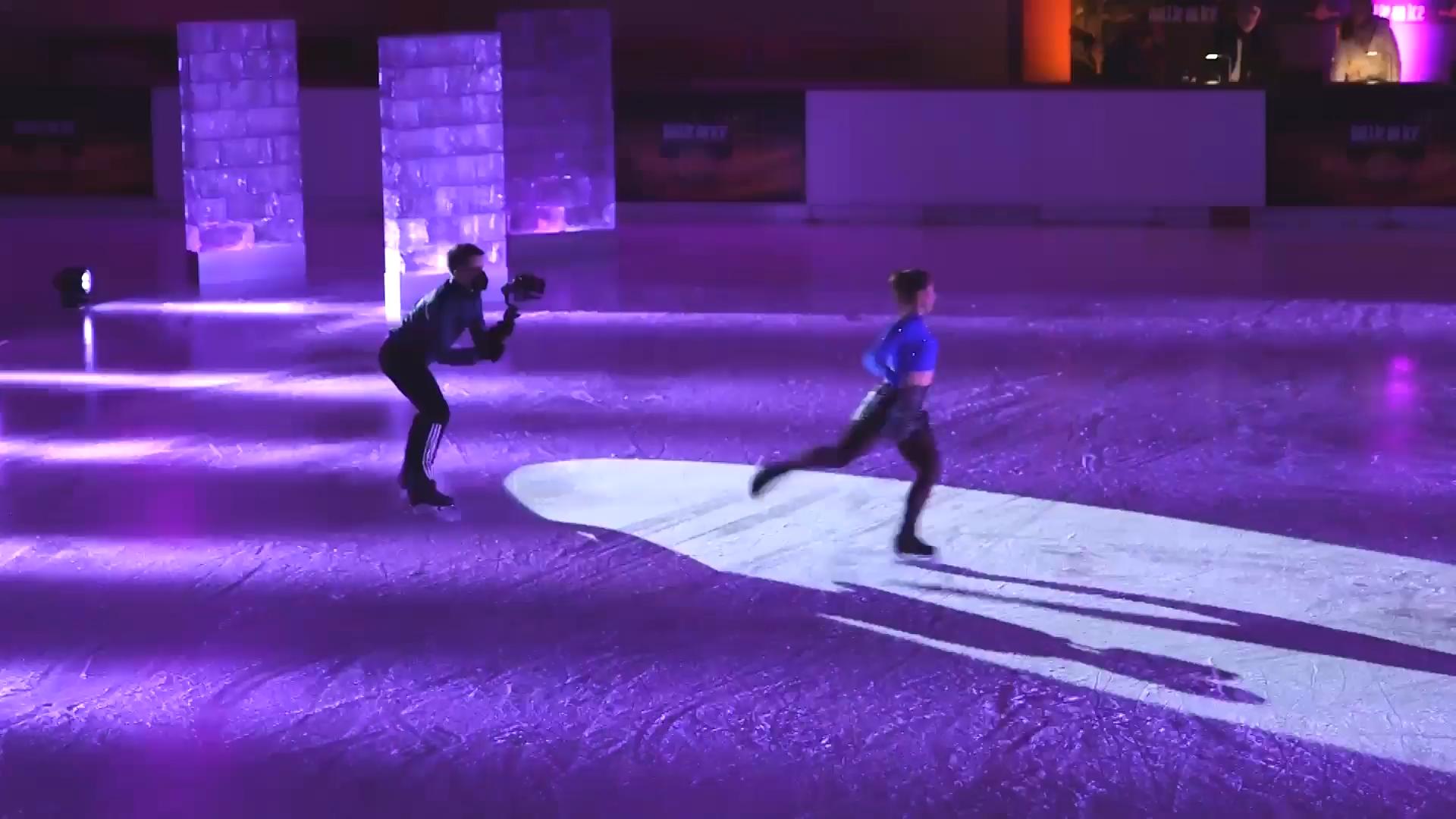 So wurde "Battle on Ice International" gedreht Backstage bei AWZ dabei