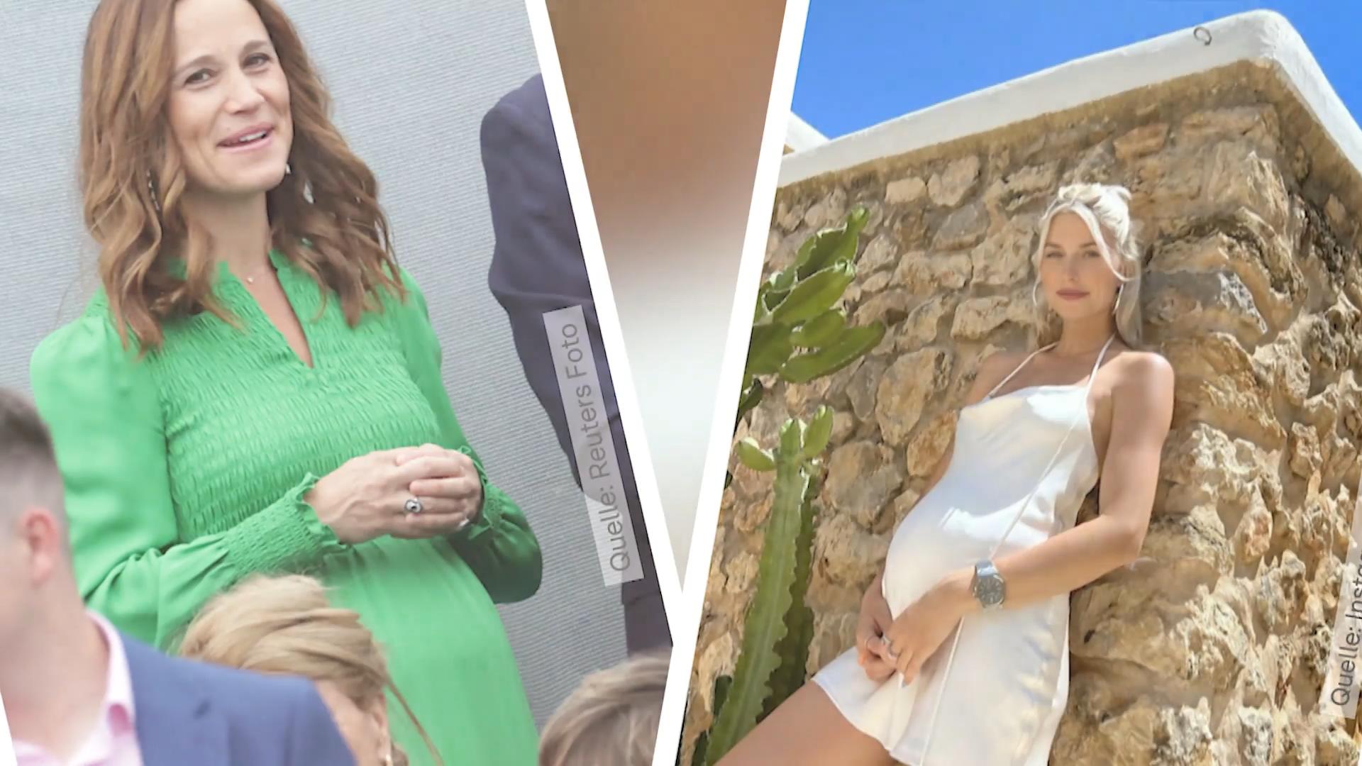 Pippa Middleton UND Lena Gercke sind schwanger Baby an Bord!