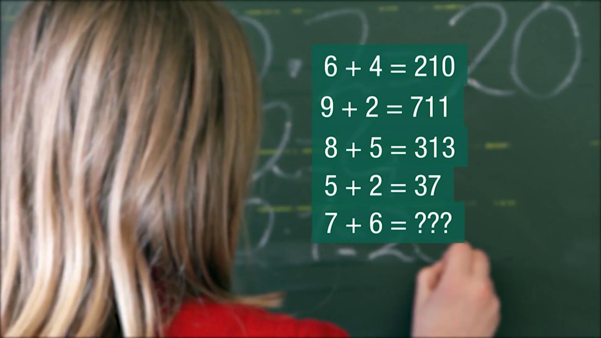 Not everyone can solve this math puzzle!  are you genius