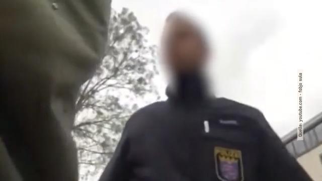 Video entlarvt rassistischen Polizisten in Hessen "Geh in dein Schweineland zurück!"