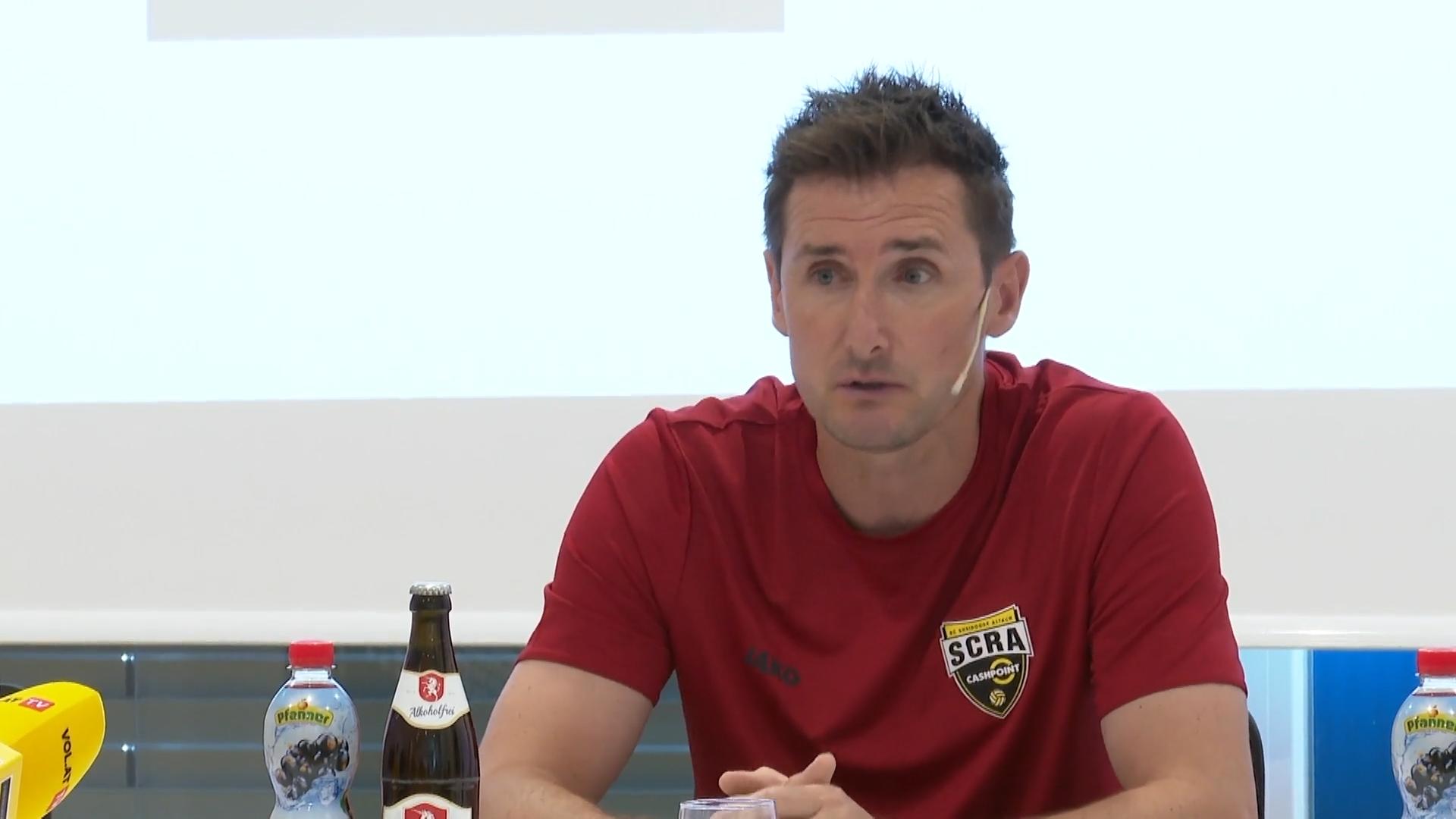Miro Klose: He is now coaching a village club First head coaching position