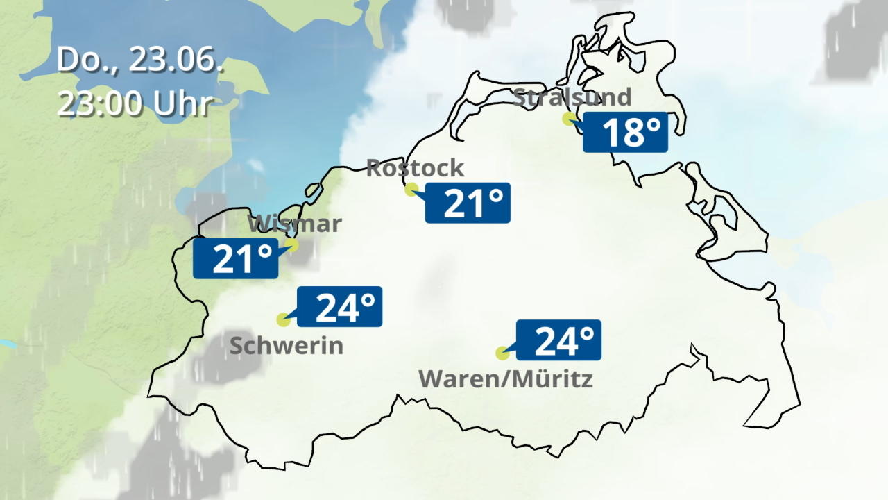 Video 36-Stunden-Vorhersage: Rostock,  Rügen, Ostsee Mecklenburg-Vorpommern: Wie wird das Wetter?