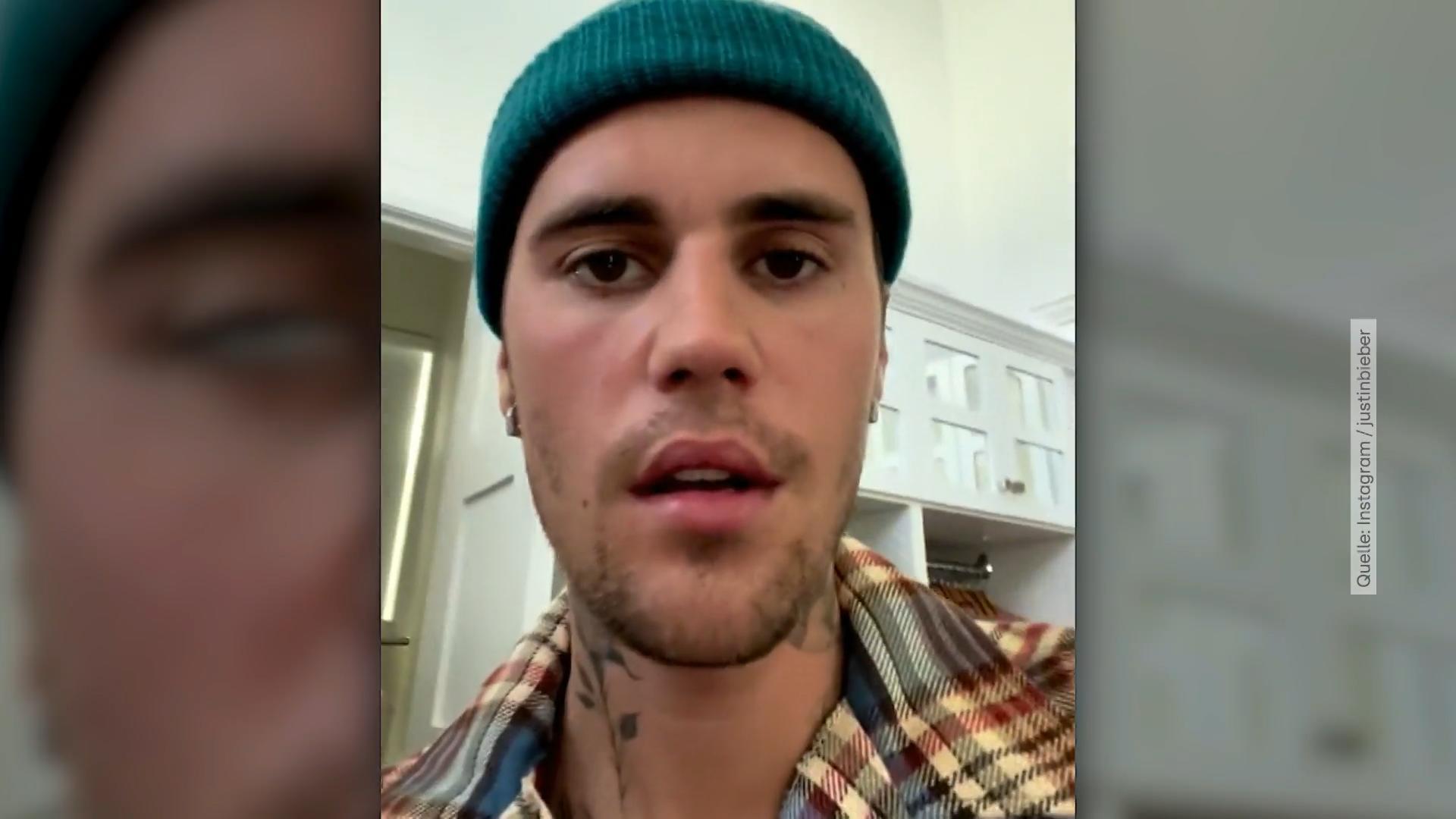Justin Bieber zeigt sich im Urlaub Nach Gesichtslähmung