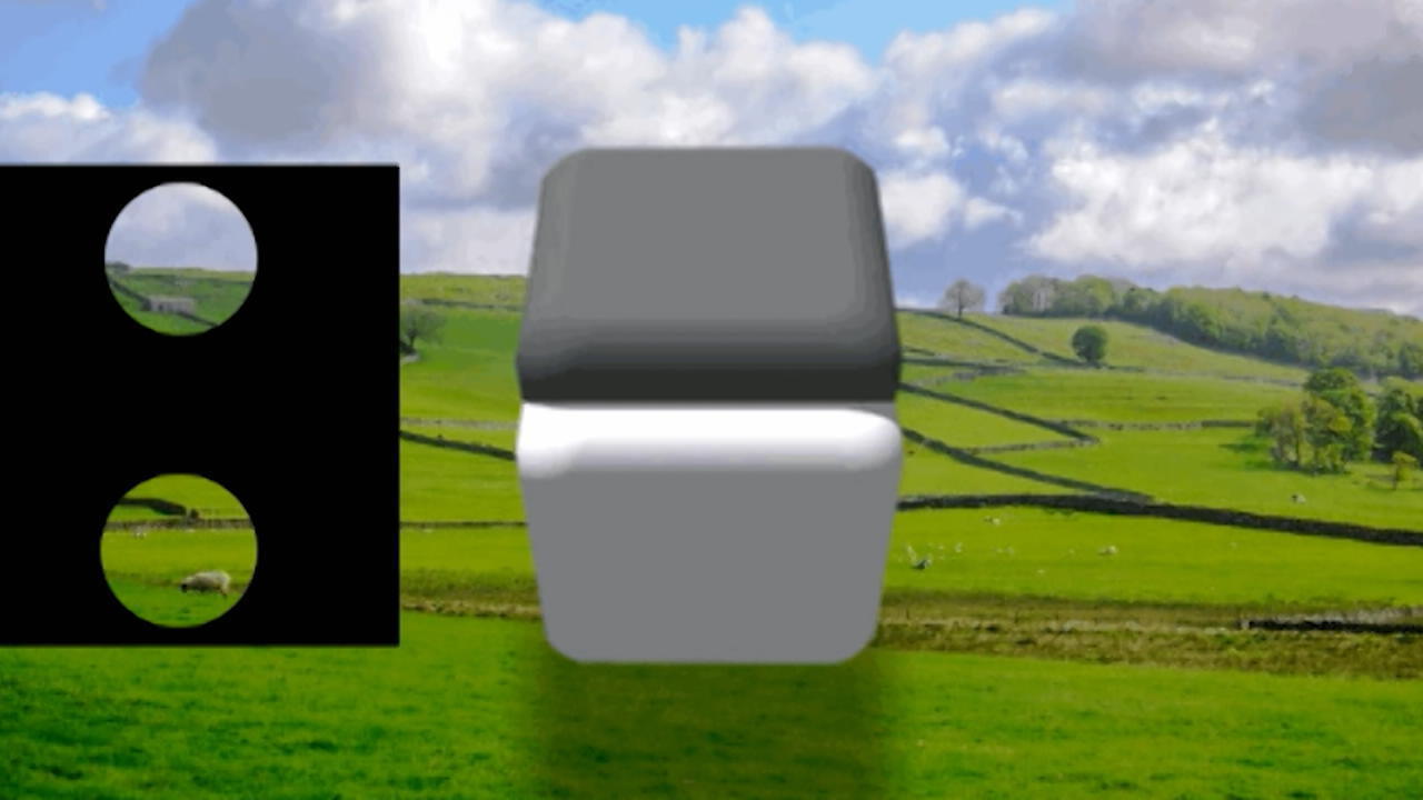 Blanco o gris: ¿de qué color es realmente este cubo?  ilusión óptica con "asombroso"-impacto
