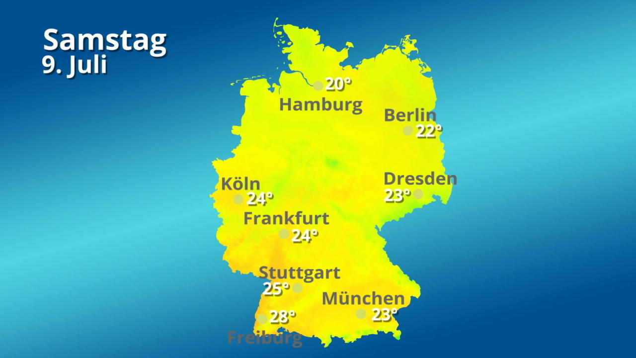 Wie warm oder kalt wird es in Deutschland? Im Video: Temperatur-Vorhersage für 14 Tage