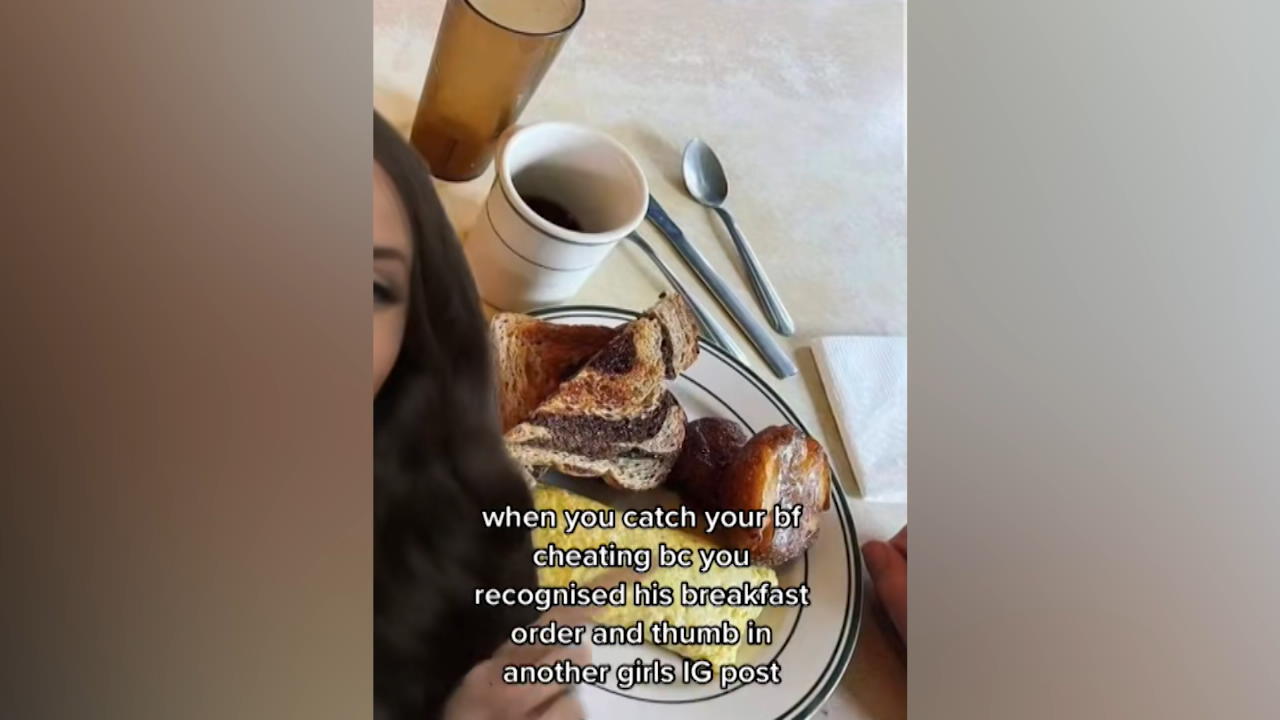 Frau entlarvt untreuen Freund Frühstücksroutine überführt ihn