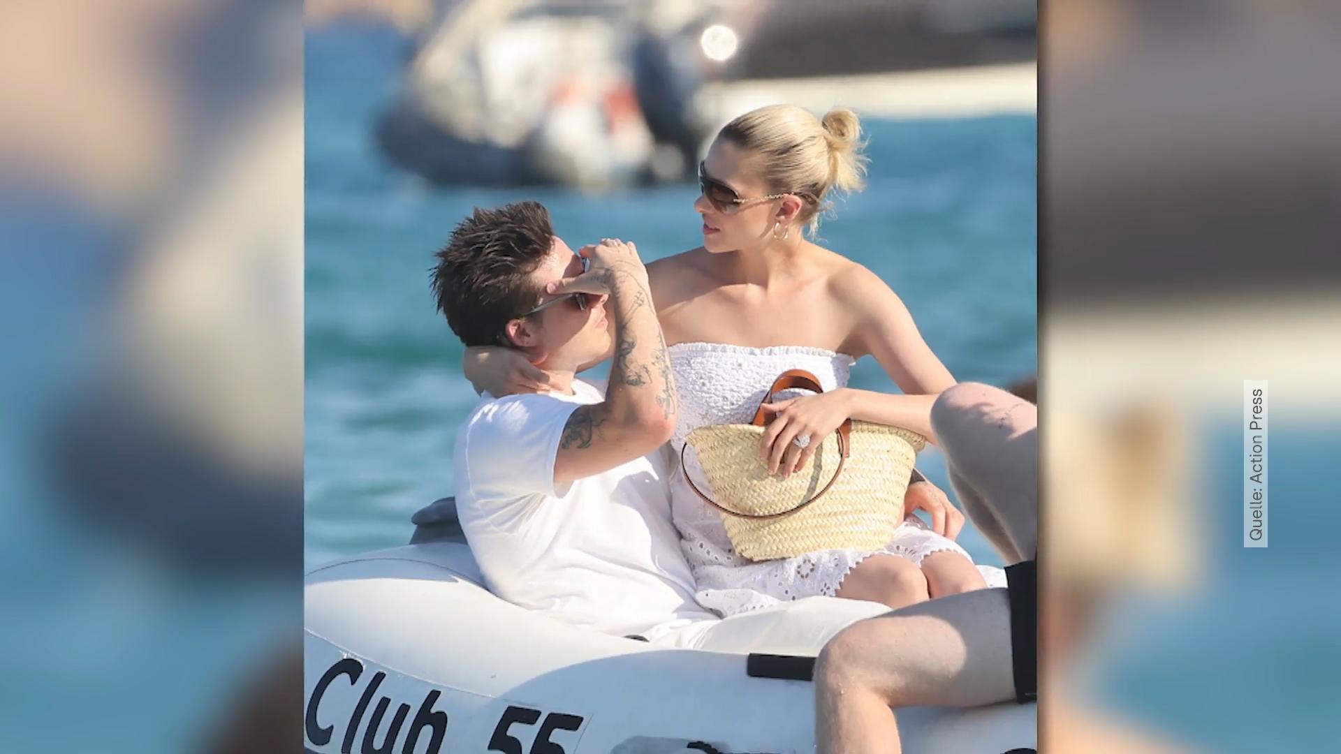 Brooklyn Beckham und Nicola Peltz turteln im Urlaub Heiße Küsse