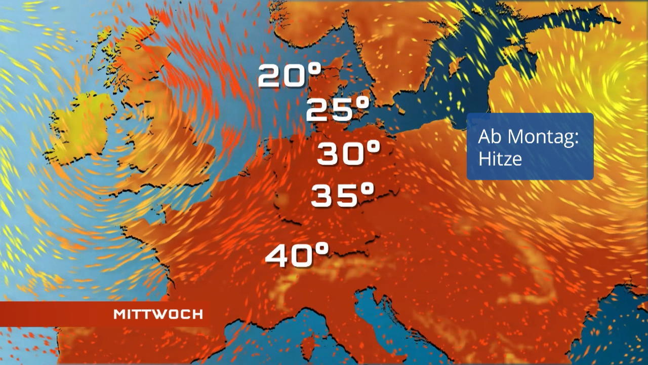 Hitzewelle in Deutschland Bis zu 40 Grad
