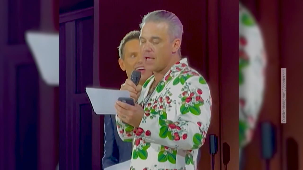 Robbie Williams offen wie nie: "Ich bin ein Süchtiger" Emotionale Rede