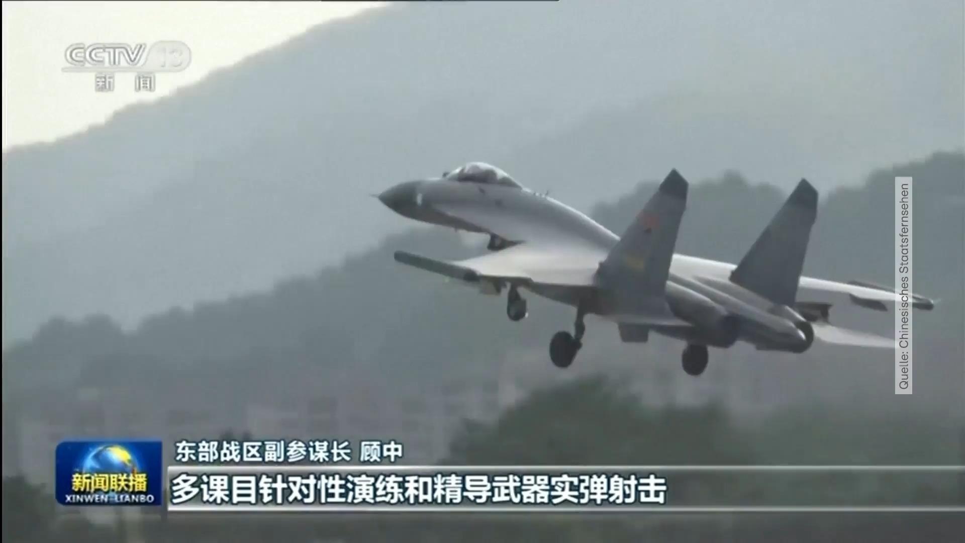 China startet Militärmanöver rund um Taiwan Nach Besuch von US-Spitzenpolitikerin Nancy Pelosi