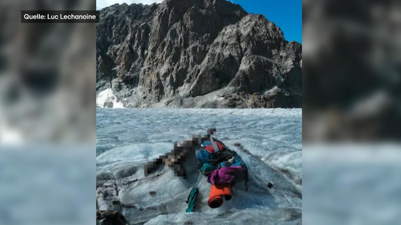 Leiche am Stockji-Gletscher wohl nicht Ex-Tengelmann-Chef Schmelzendes Eis gibt Toten frei