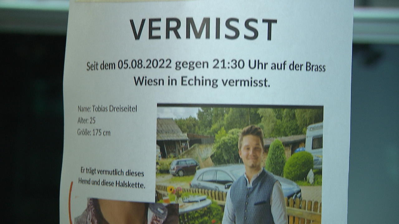 25-Jähriger nach Festival-Besuch vermisst Wer hat Tobias Dreiseitel gesehen?
