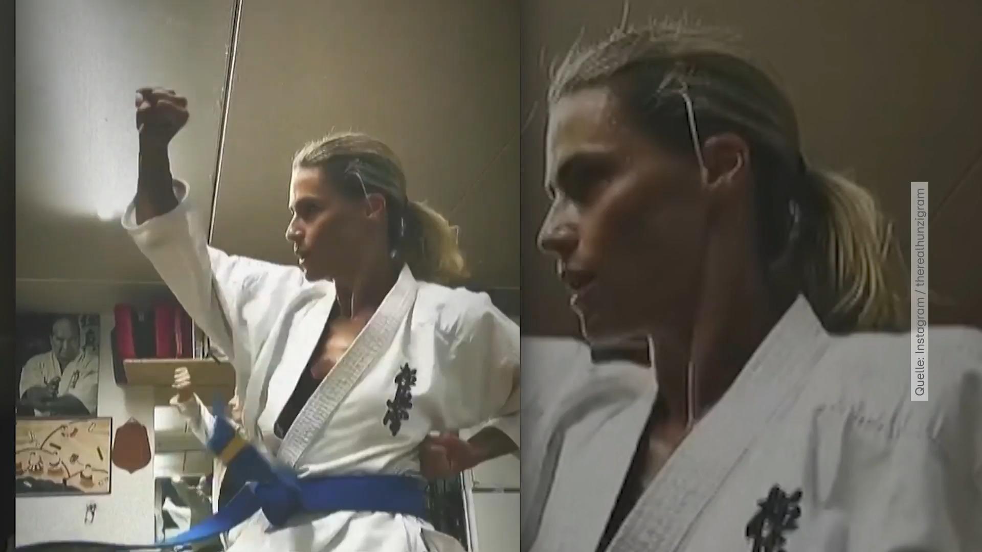 Michelle Hunziker: Karate-Training mit dem Ex Neues Hobby?