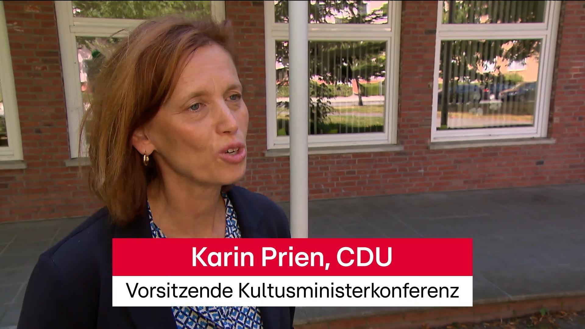 "So viel Normalität wie möglich ermöglichen" Karin Prien zum Schulstart