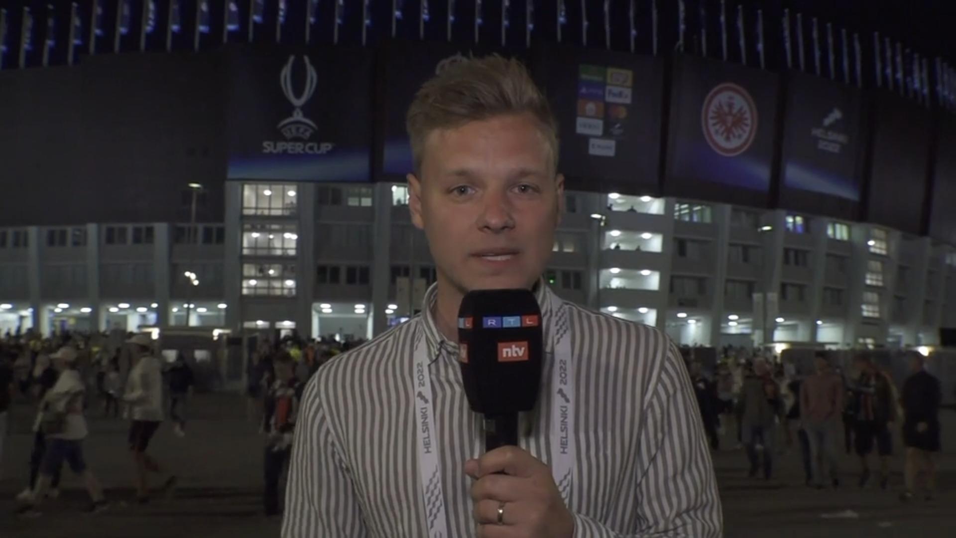 RTL-Reporter vom SuperCup in Helsinki Frankfurt verpasst Supercup-Triumph gegen Real