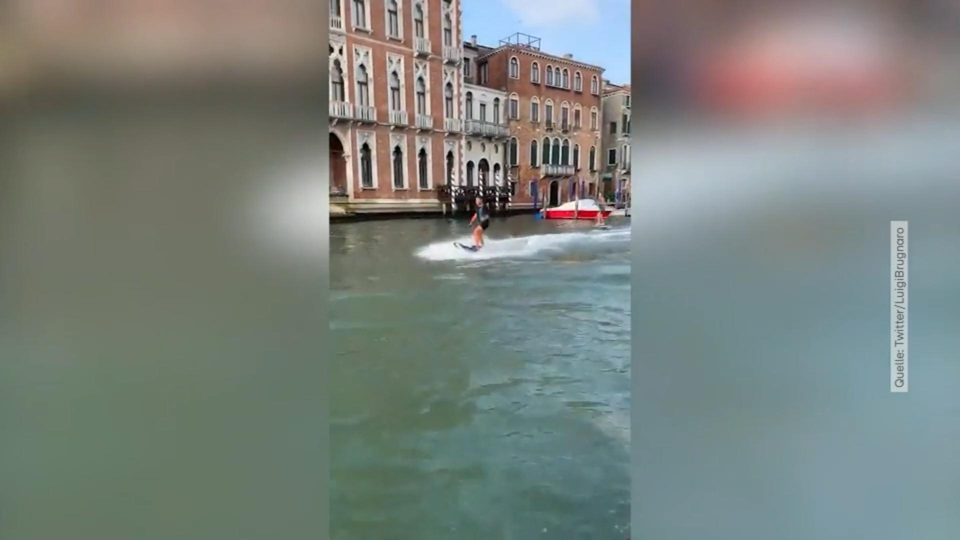 Chaoten surfen durch Venedig - Bürgermeister rastet aus Das wird teuer!