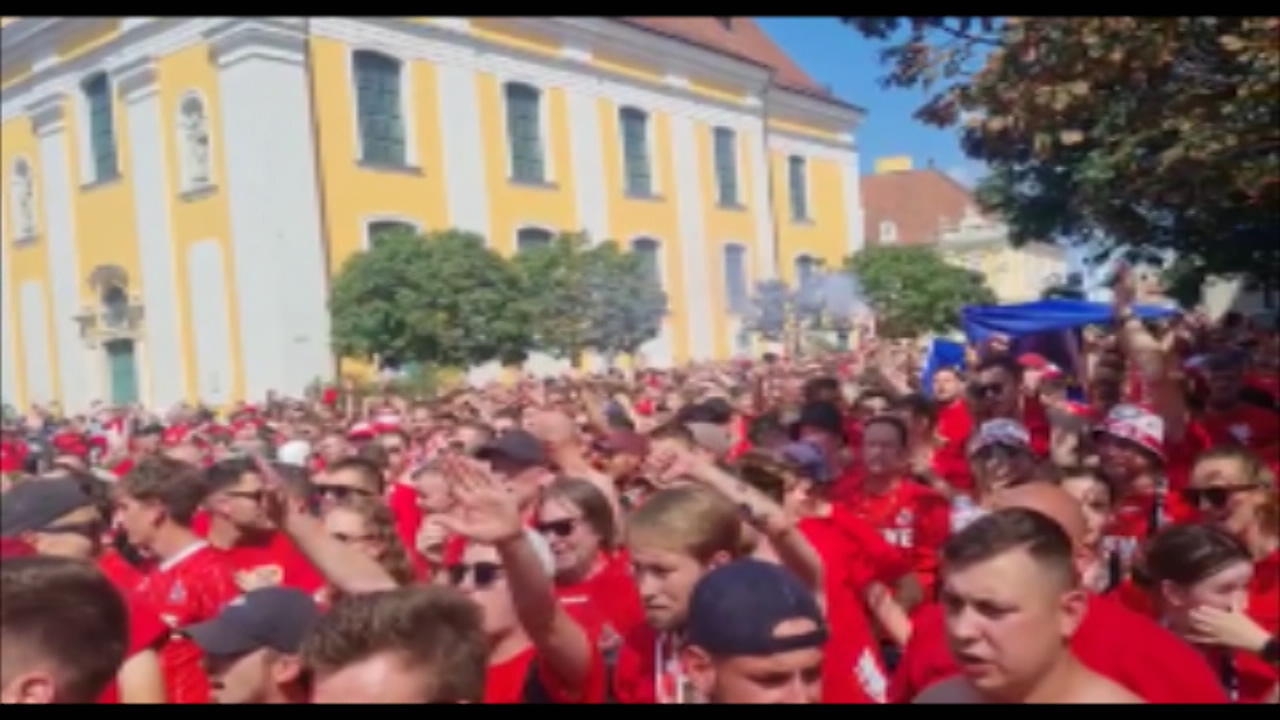 Der 1.FC Köln auf dem Weg nach Europa?! Fanmarsch vor dem Rückspiel in Ungarn