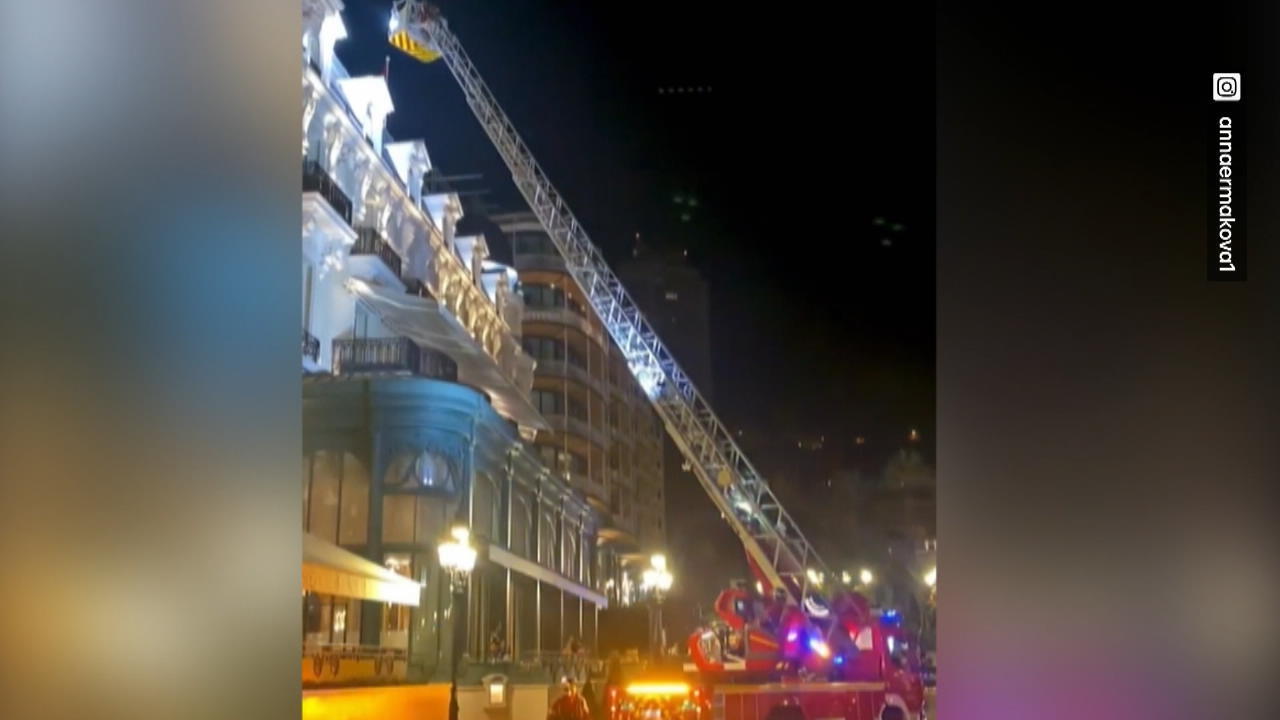 In Anna Ermakovas Hotel bricht Feuer aus Schreck in Monaco