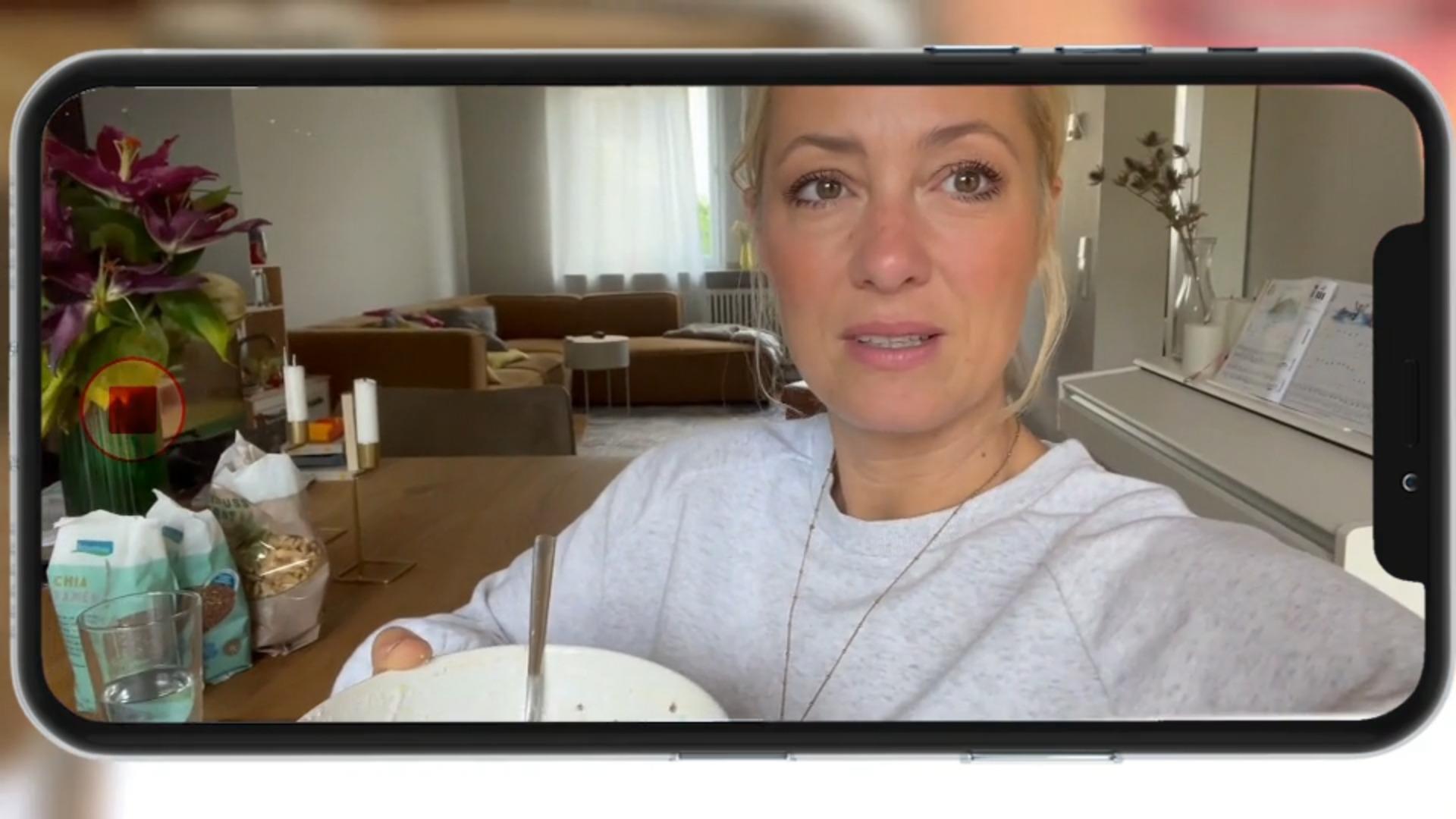 Angela-Finger Erben macht eine Darmsanierung RTL-Moderatorin beugt Gesundheit vor