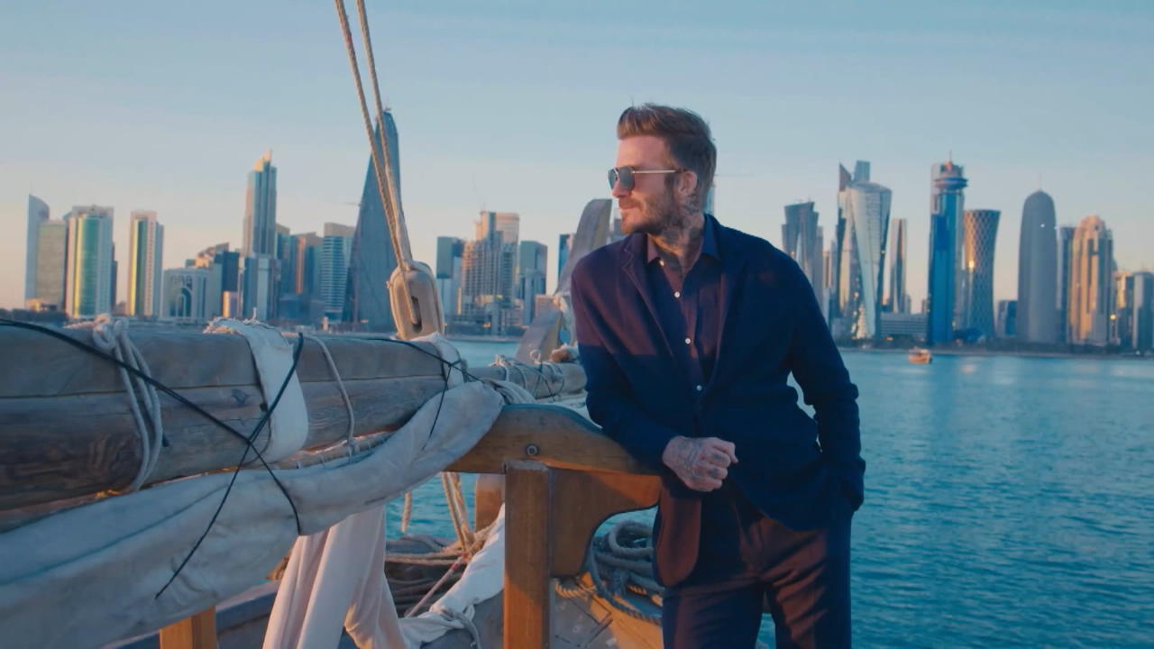 David Beckham verkauft sich für Katar Umstrittenes Werbevideo für WM