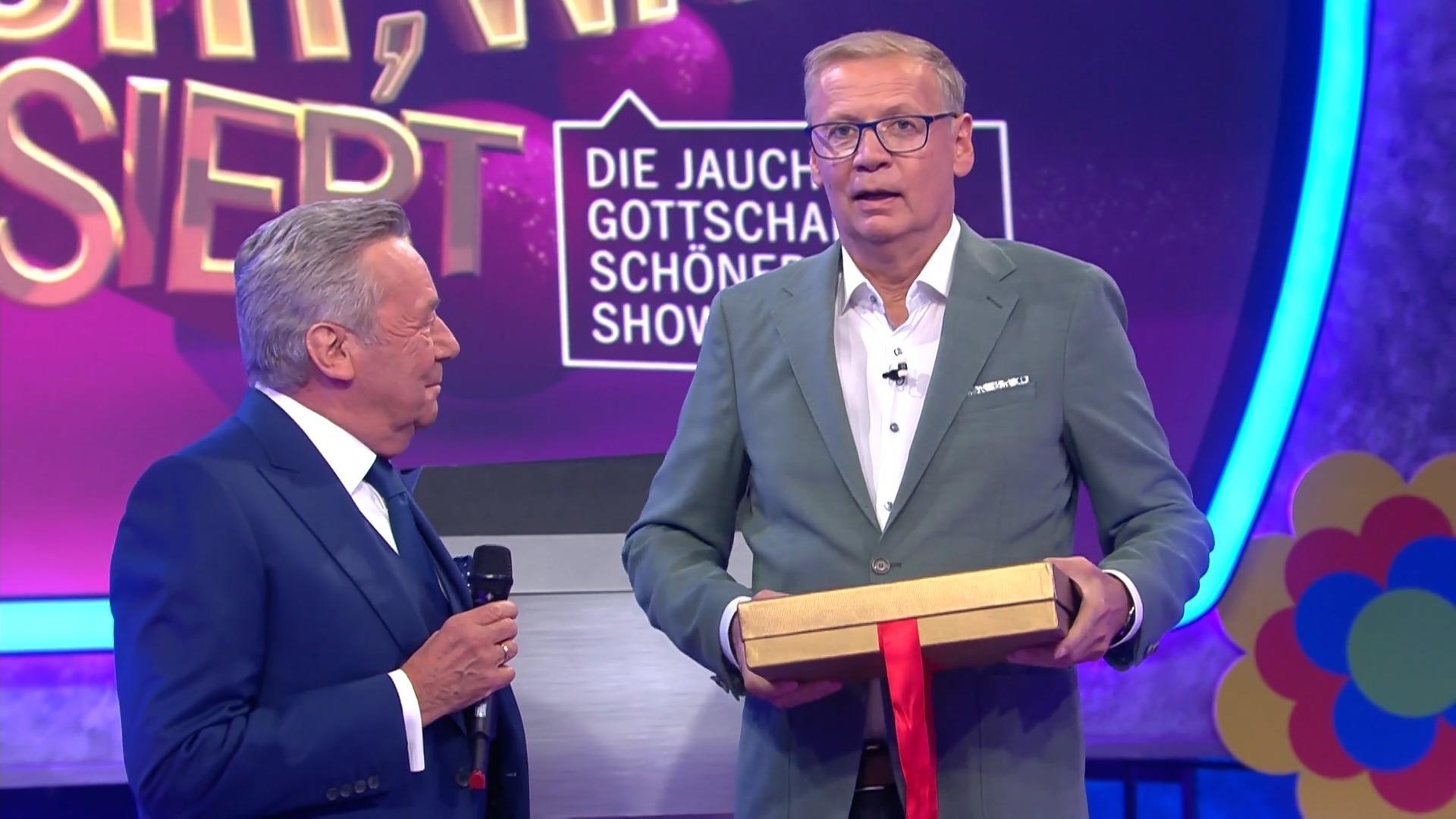 Roland Kaiser überrascht Günther Jauch Bei "Denn sie wissen nicht, was passiert"