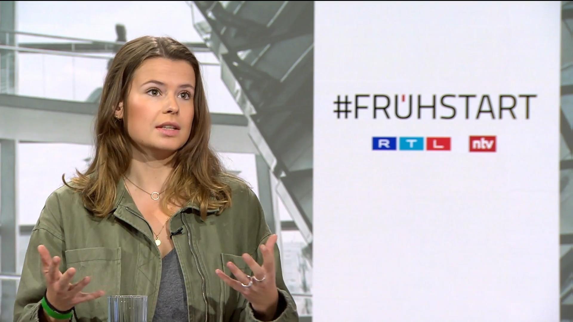 Fridays For Future-Aktivistin kritisiert Klimapolitik Luisa Neubauer im Frühstart