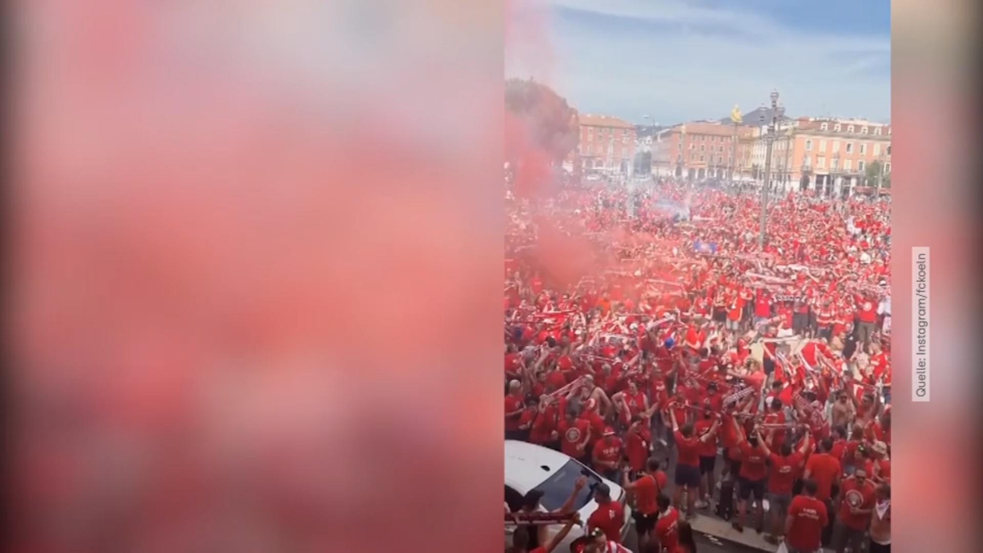 FC-Fans sorgen für Gänsehautmoment Tausende singen in Nizza