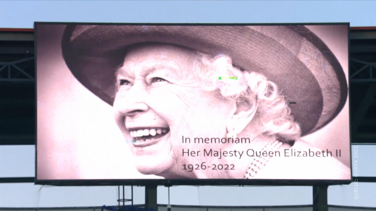Die Sportwelt gedenkt Queen Elizabeth II Ehrung der Queen