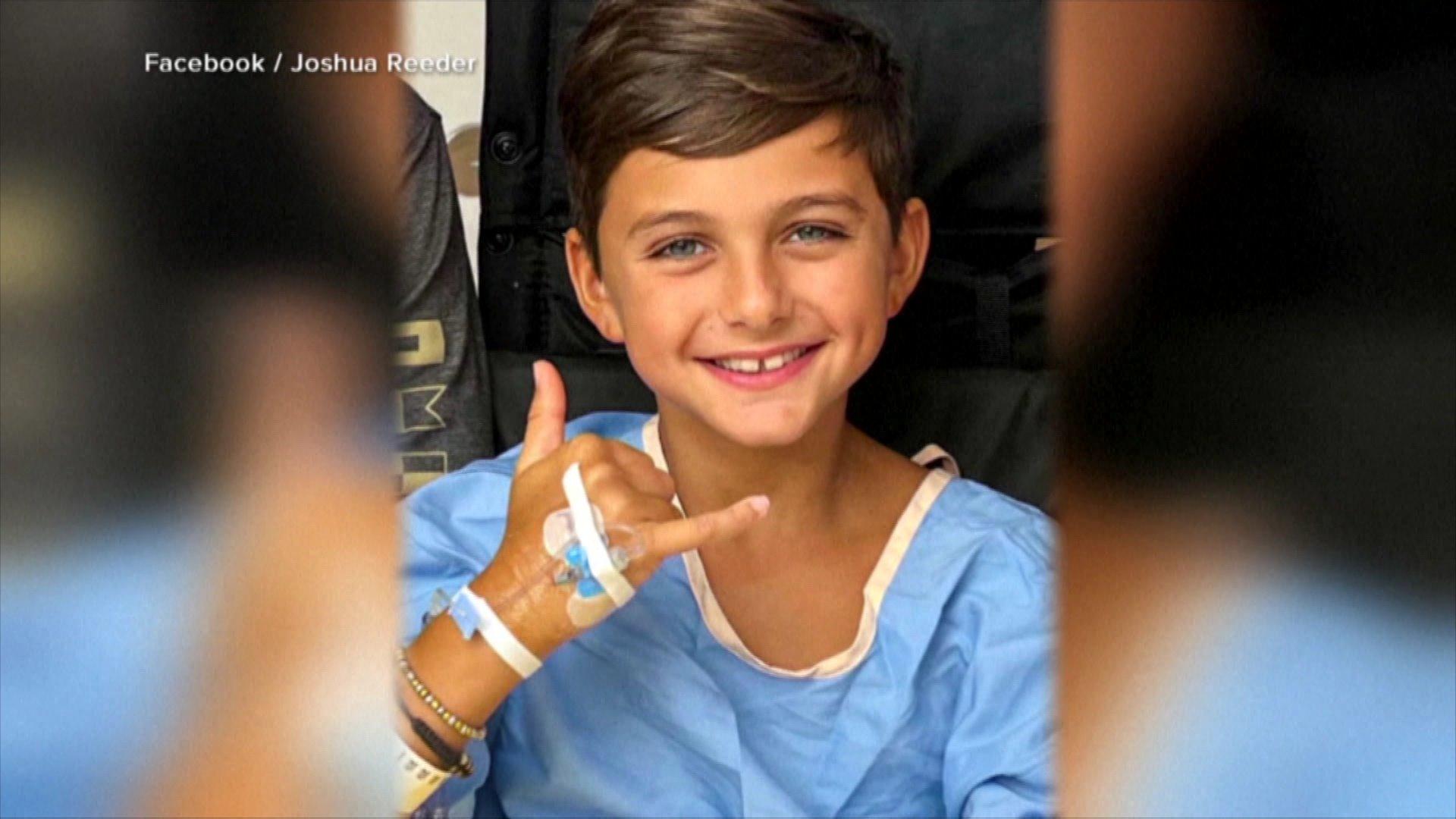 The boy (11) loses his leg due to shark attack "I am happy to live"