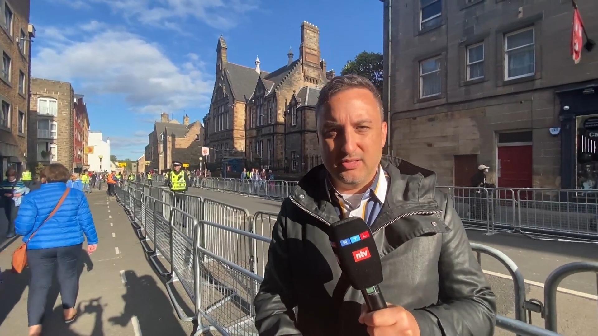 Prinz Andrew während Queen-Prozession beschimpft RTL-Reporter Roger Saha in Edinburgh
