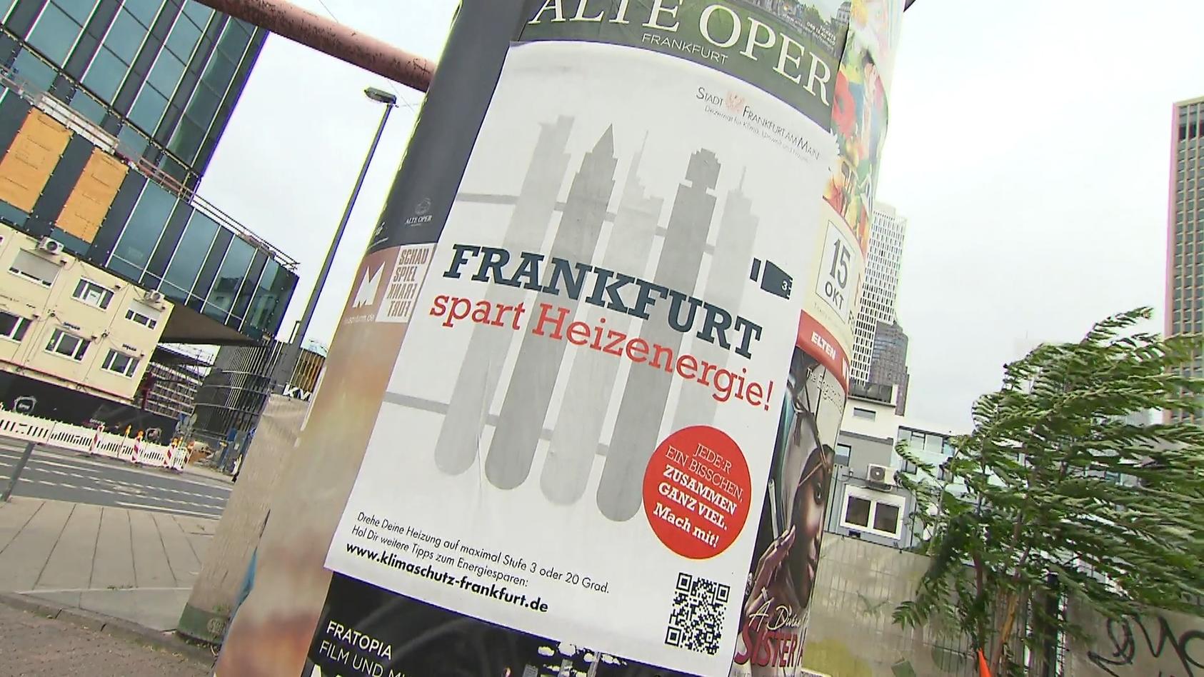 Plakataktion soll zum solidarischen Energiesparen aufrufen Frankfurts Antwort auf die hohen Heizkosten?