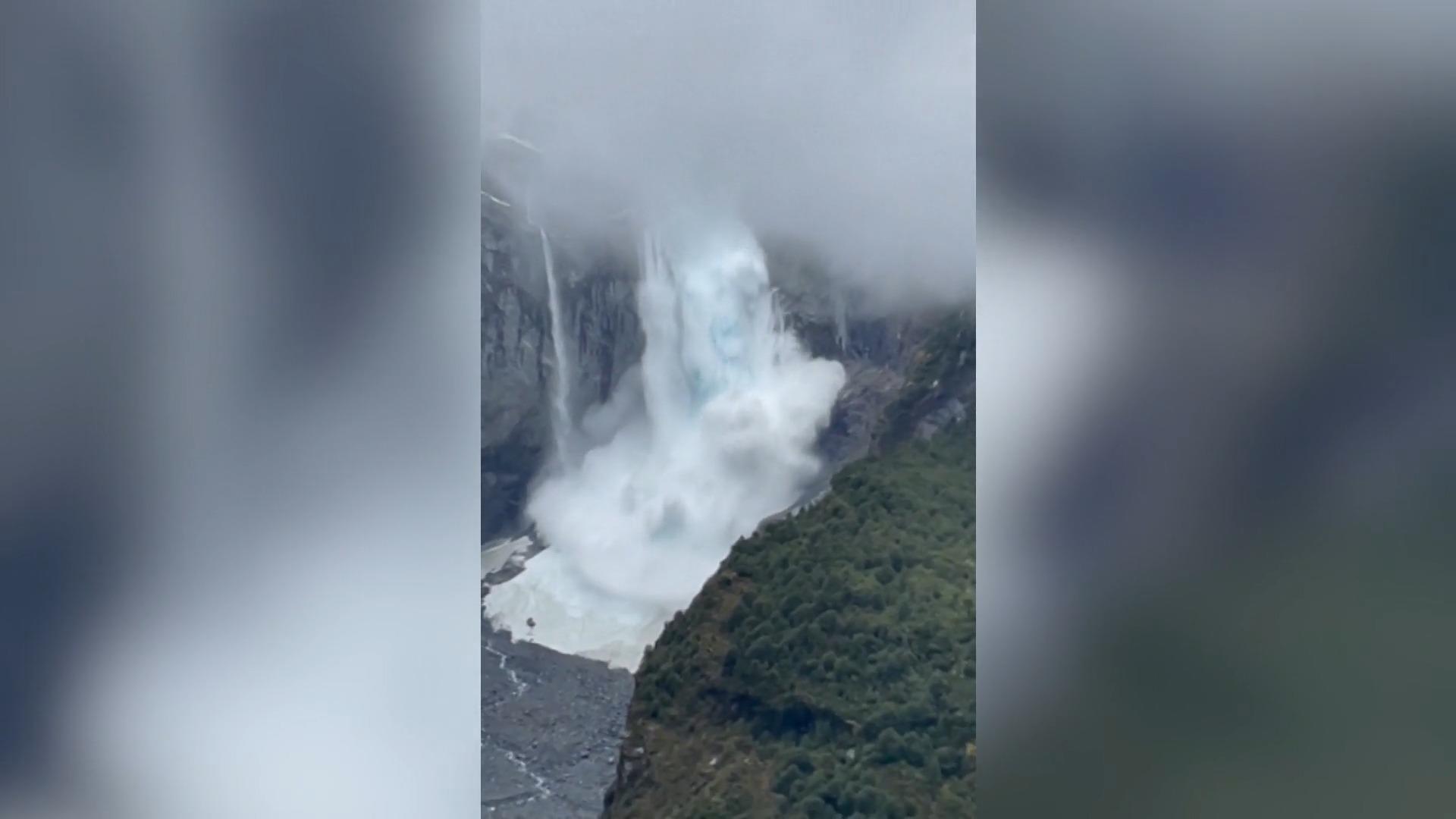Gletscher in Chile bricht eindrucksvoll ab Bald Gewohnheit?