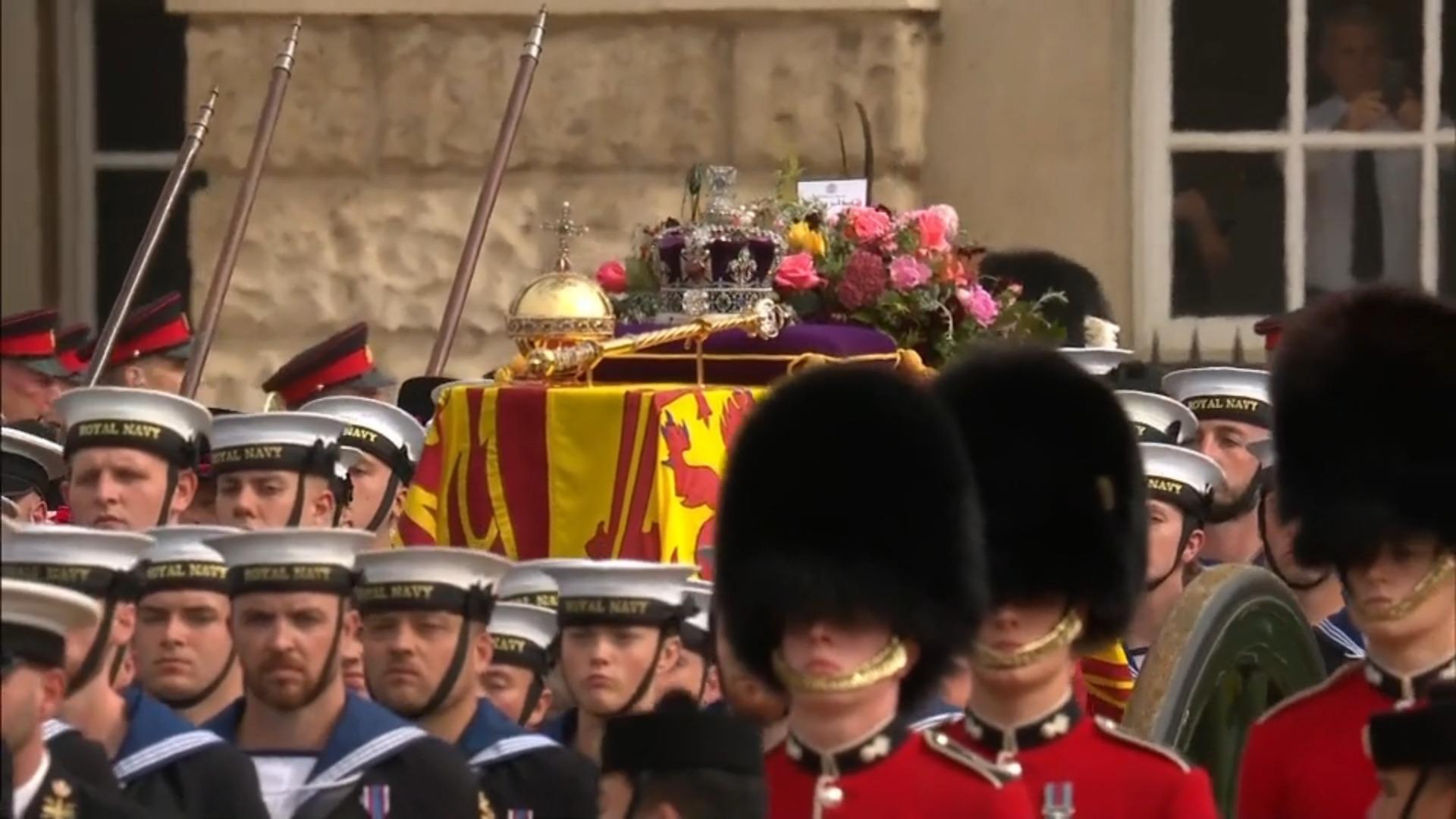 Who wrote on the queen's coffin?  The Queen's Funeral