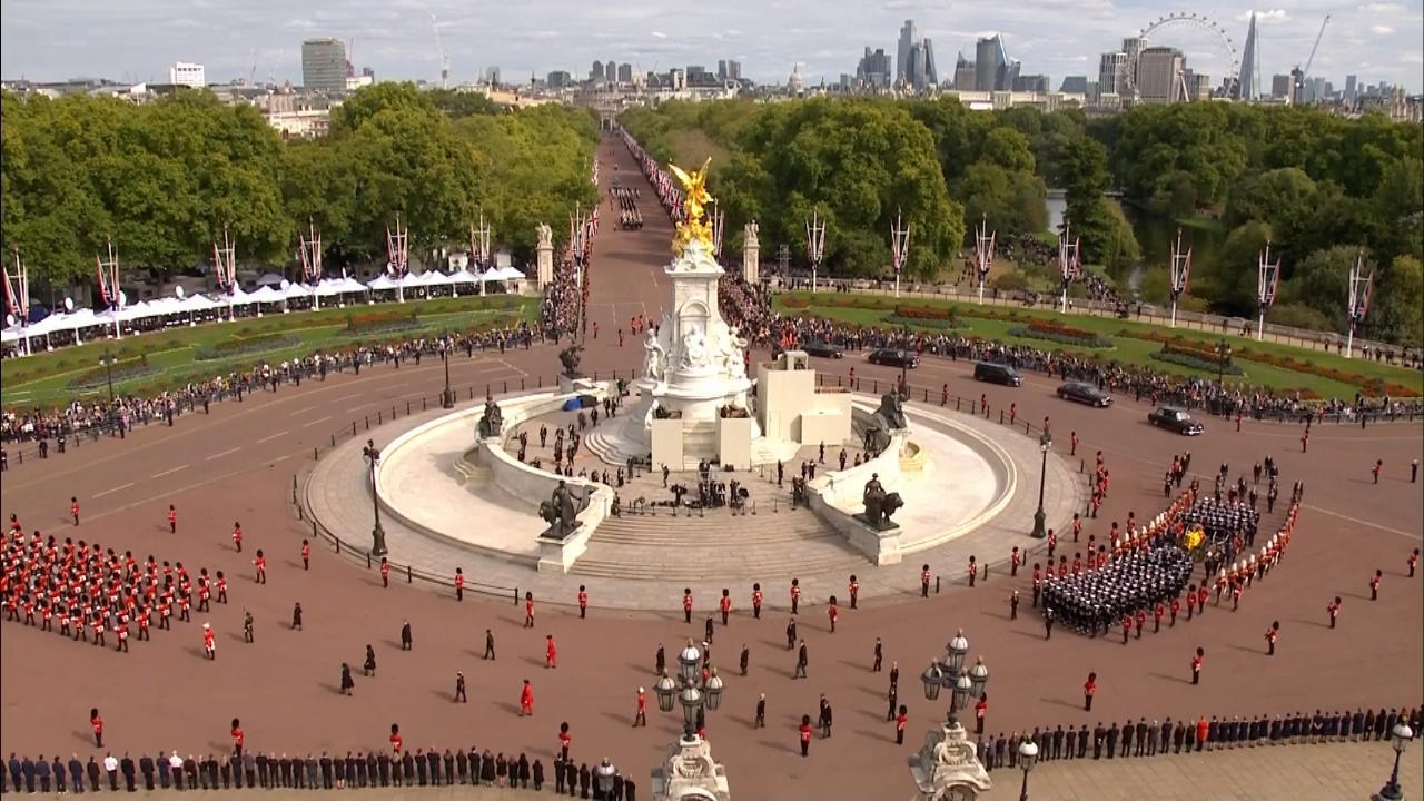 Now officials say goodbye to the Queen's funeral