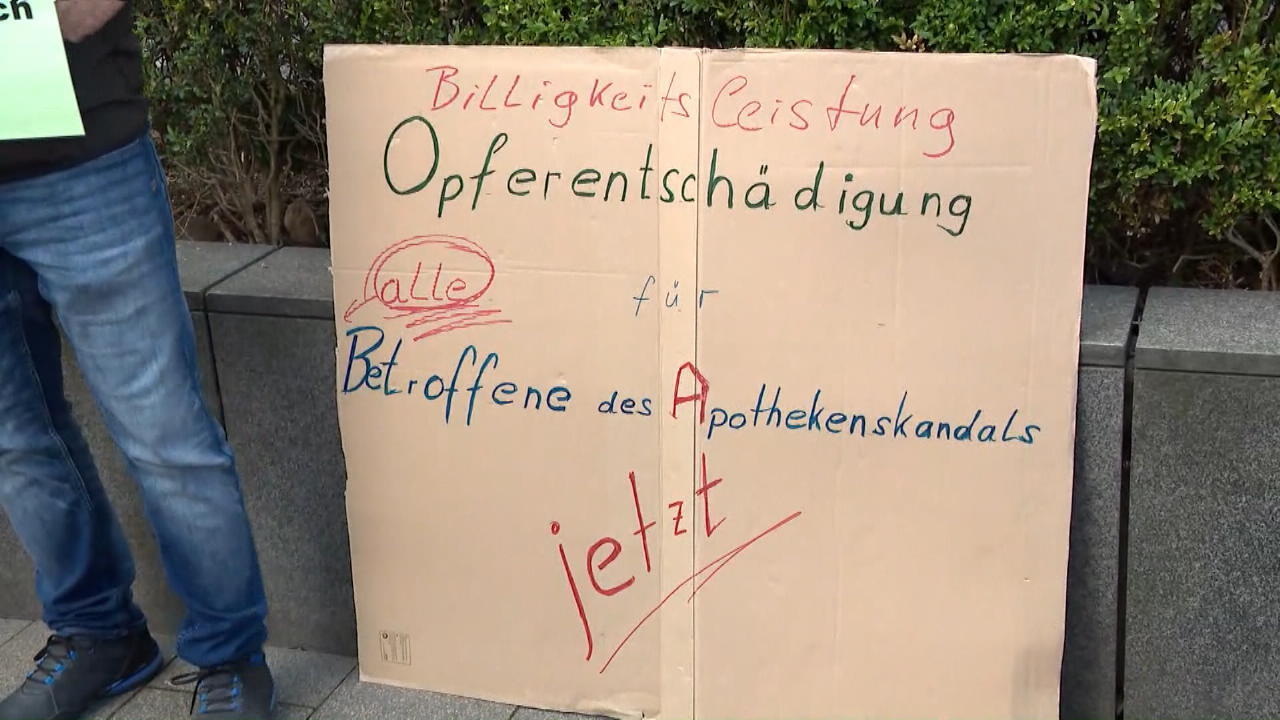 Protest in Düsseldorf Apothekerskandal
