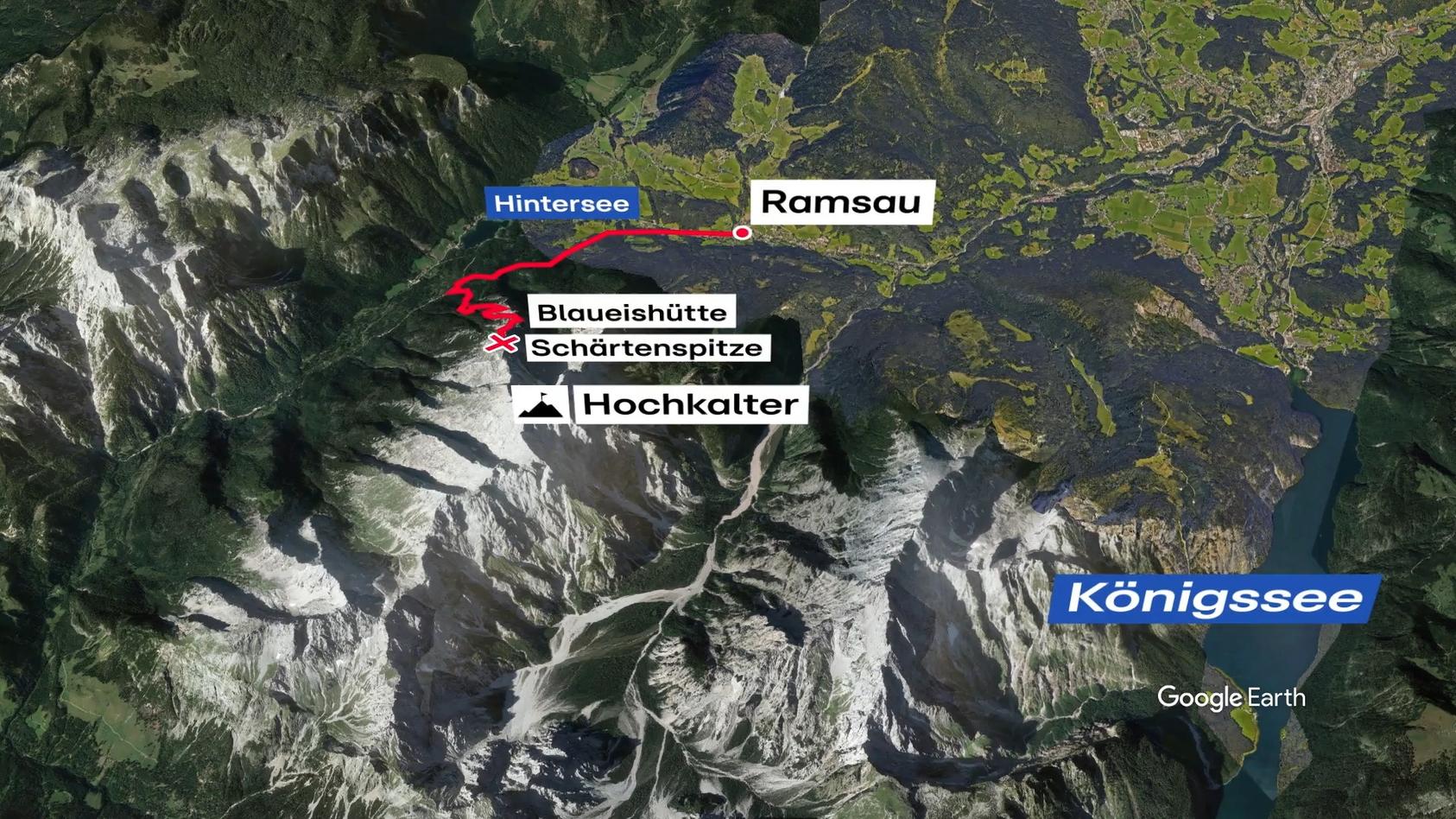 Bergretter finden Julians Rucksack 24-Jähriger in den Berchtesgadener Alpen vermisst