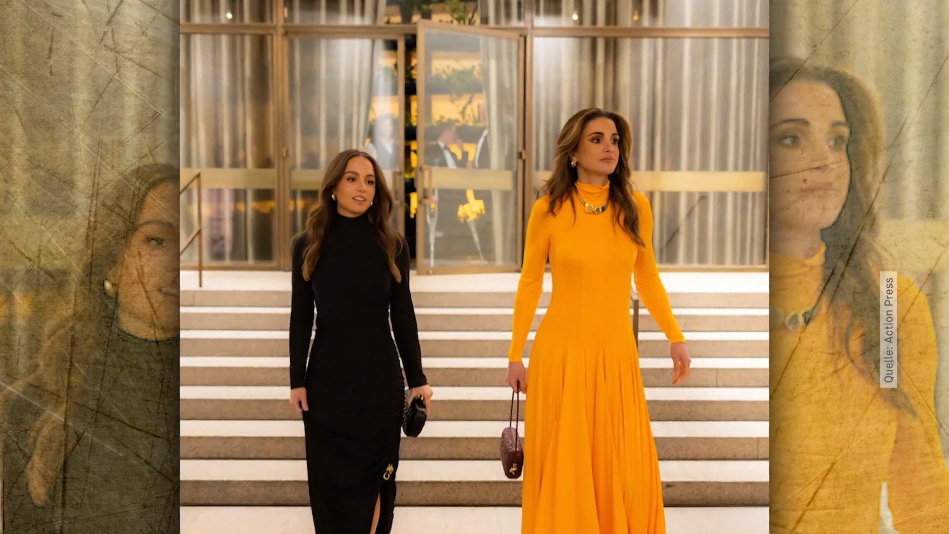 Zauberhafter Auftritt mit Tochter Iman Königin Rania von Jordanien
