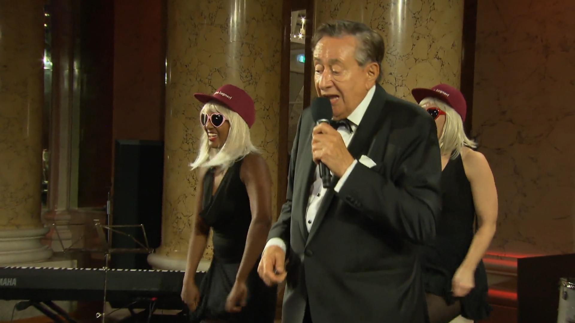 Ricardo "mortero de cemento" Lugner celebra su 90 cumpleaños en el Wiener Hofburg