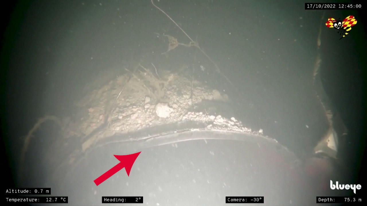 Video zeigt Ausmaß der Schäden an Nord Stream 1 Drohne inspiziert Pipeline