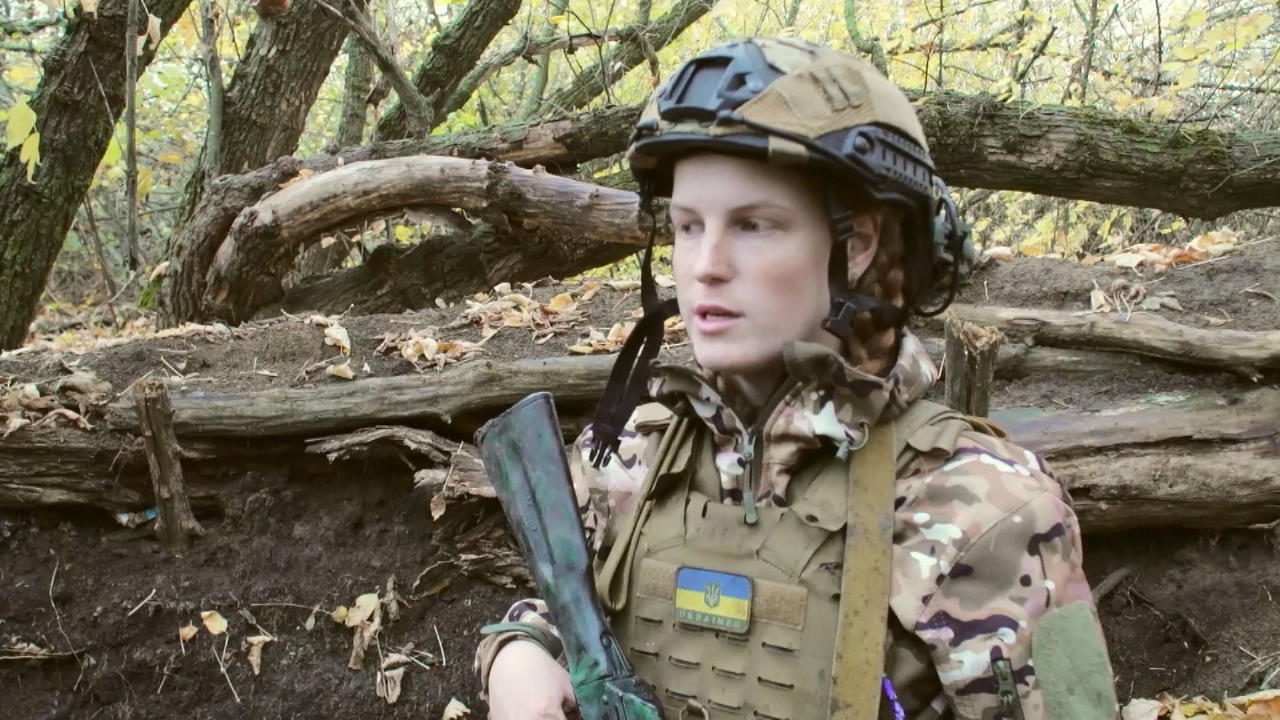 Oksana kämpft an vorderster Front gegen die Russen „Wir geben 100 Prozent"