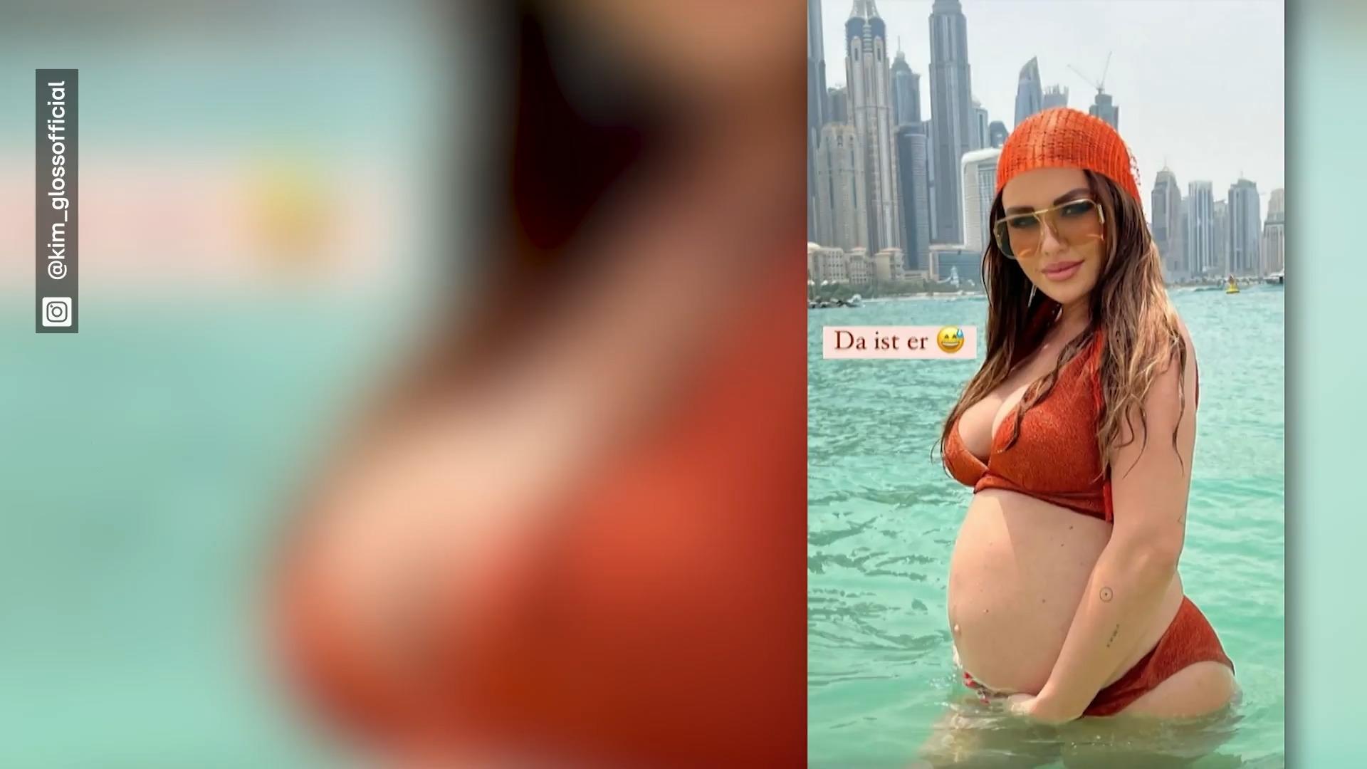 Kim Gloss zeigt After-Baby-Body 3 Monate nach der Geburt